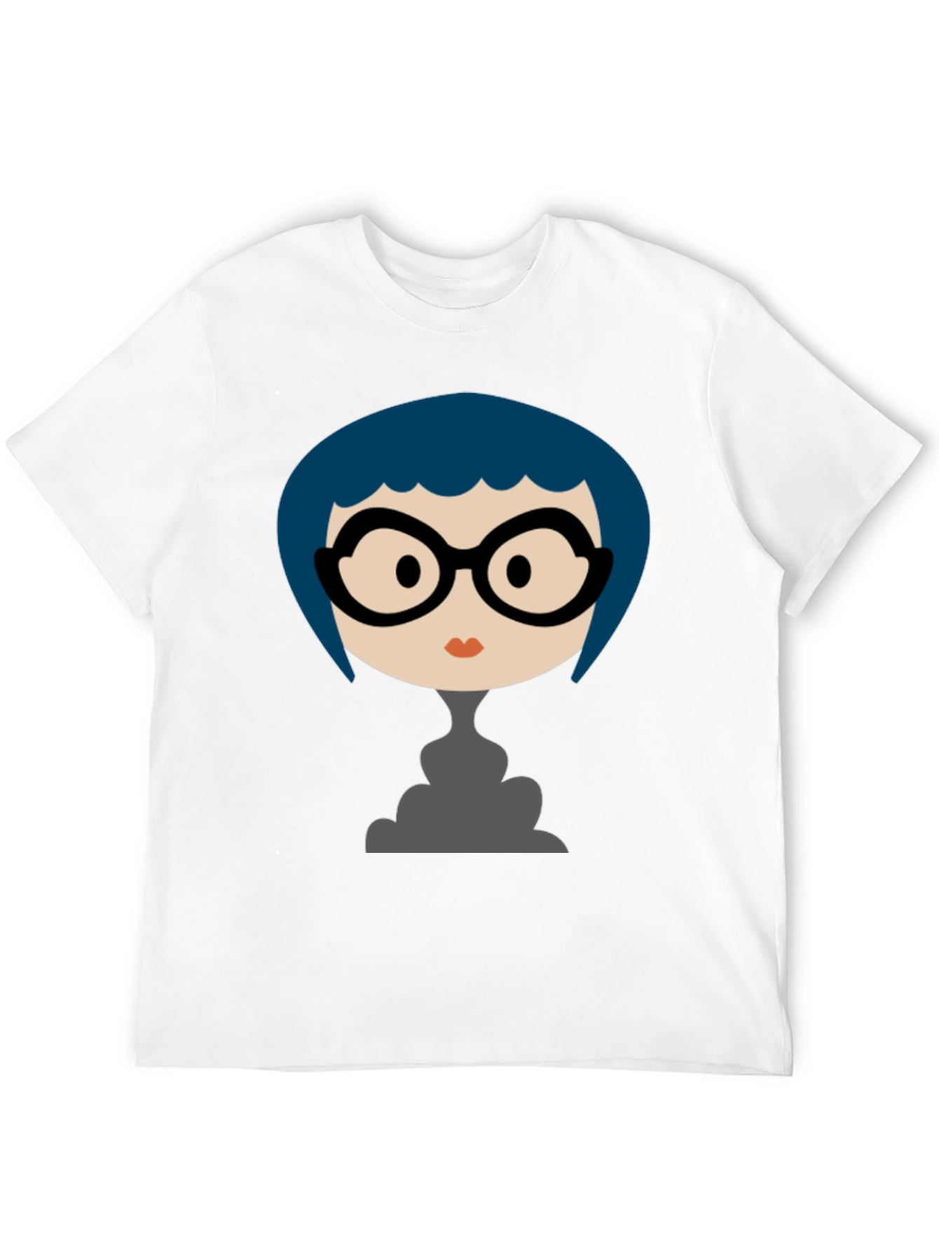 Funky Cartoon Graphic Black T-Shirt