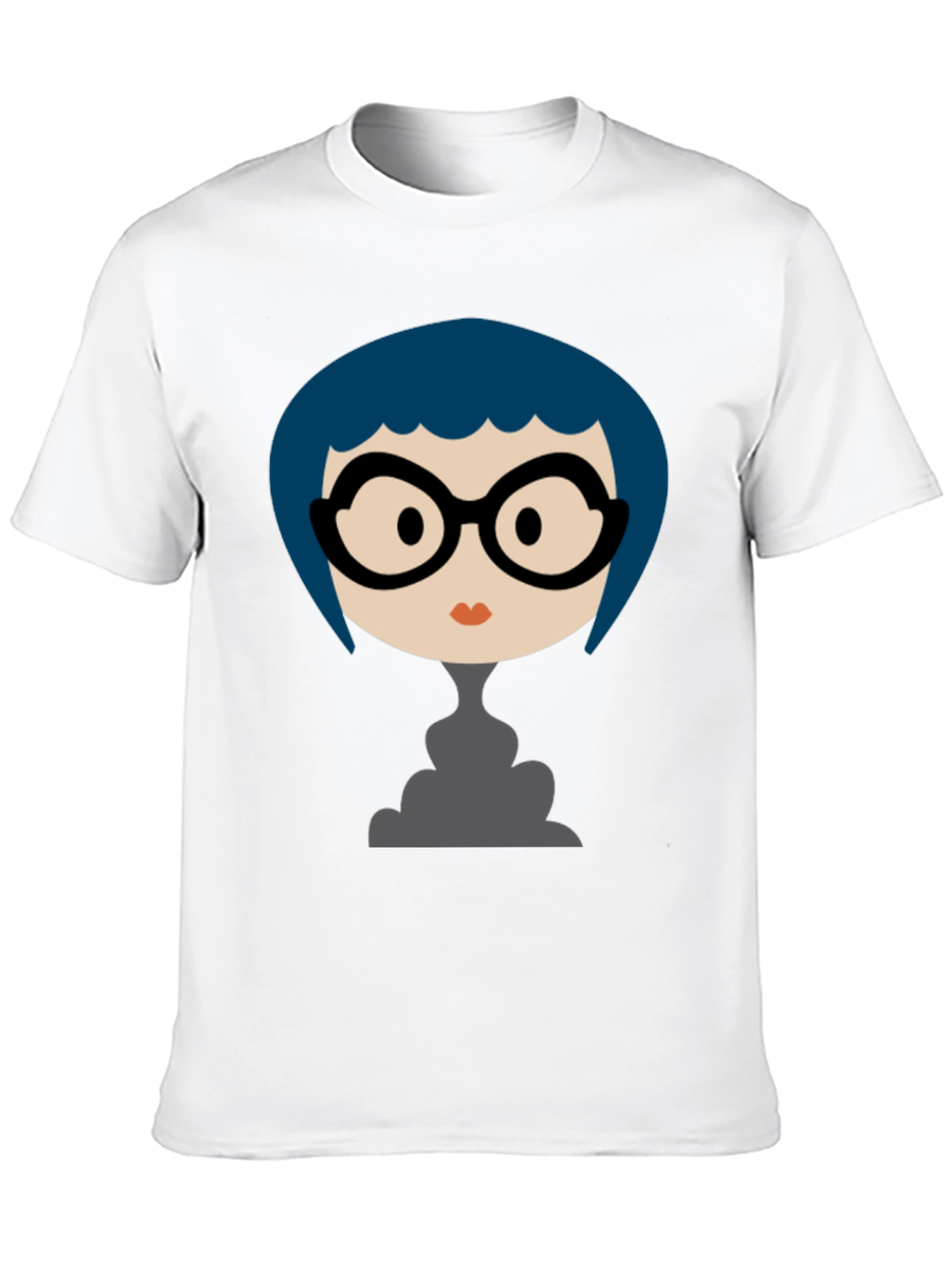 Funky Cartoon Graphic Black T-Shirt