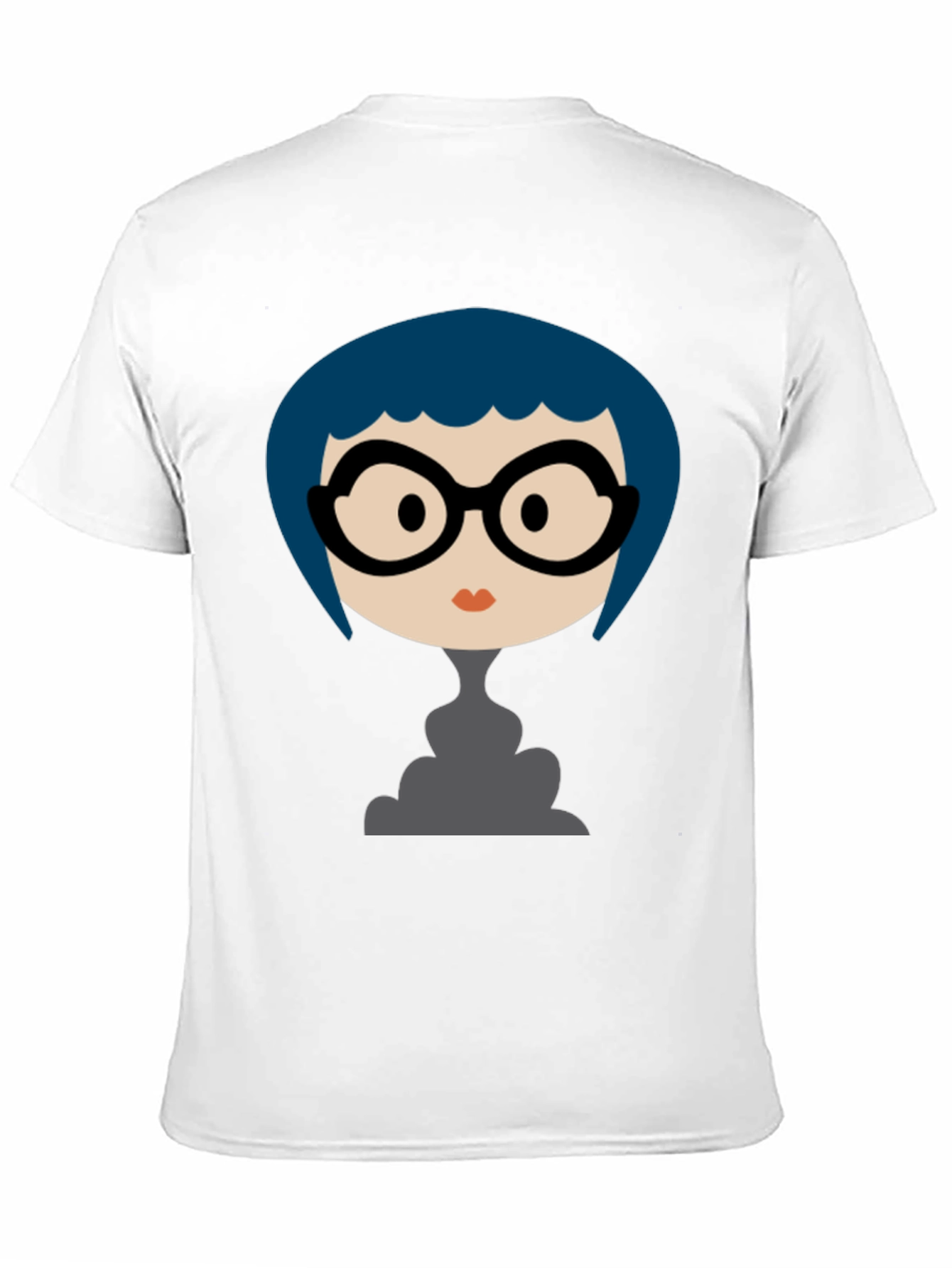Funky Cartoon Graphic Black T-Shirt