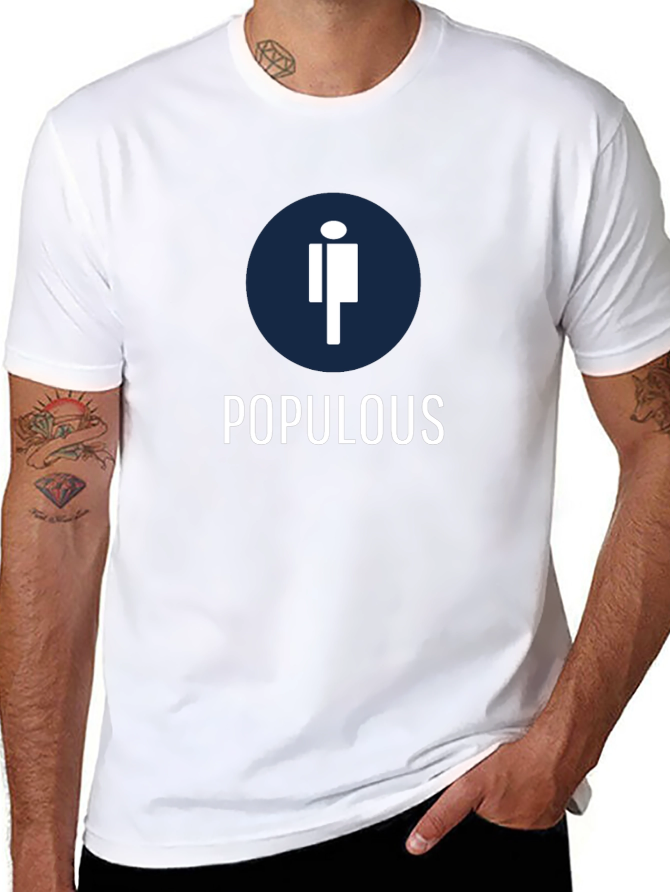 Populous Graphic Tee - Modern Design