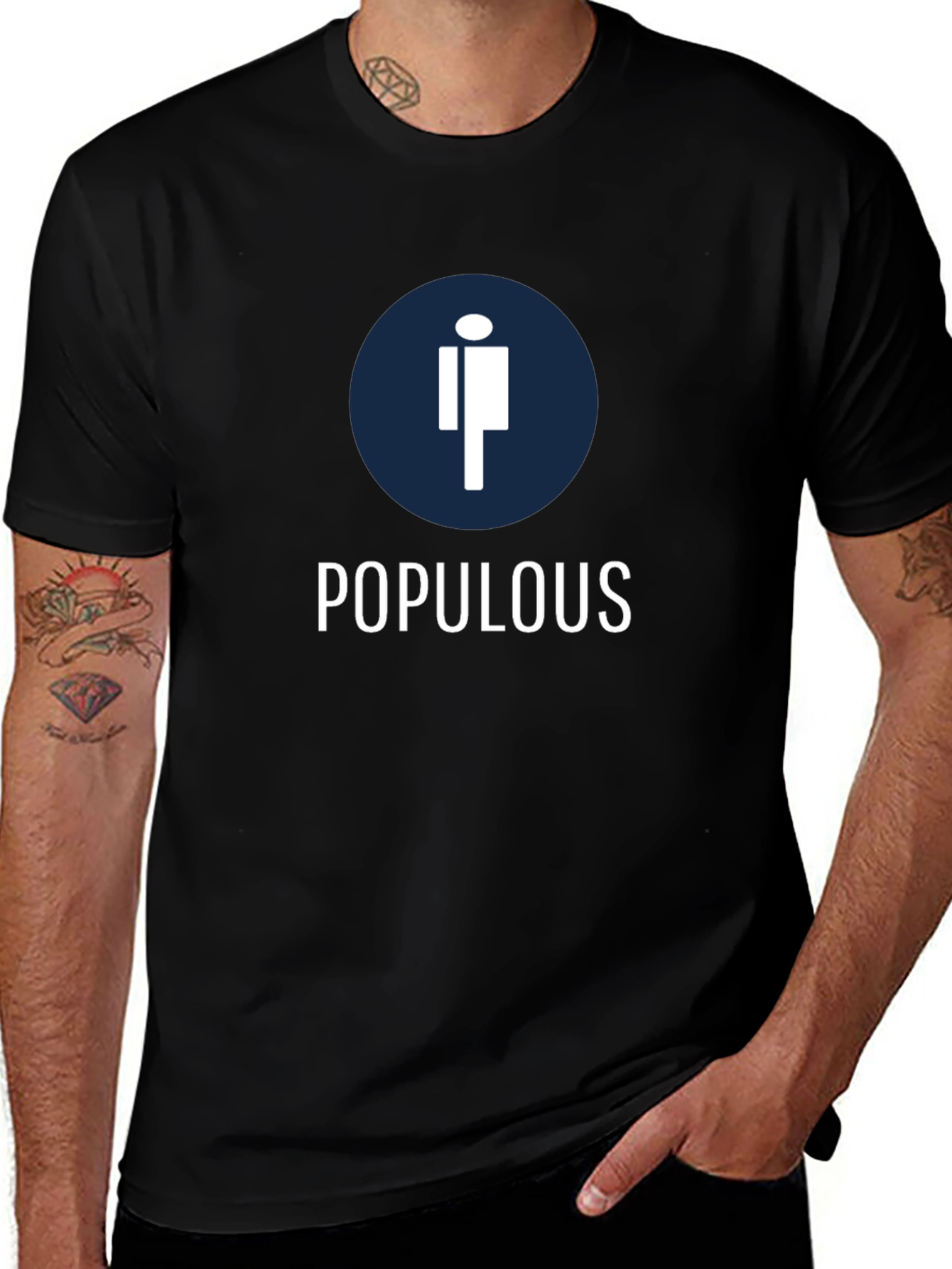 Populous Graphic Tee - Modern Design