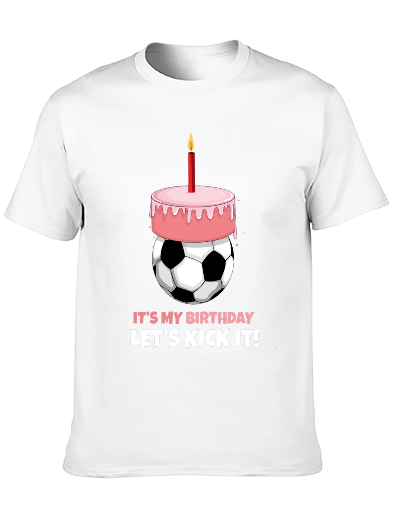 Birthday Soccer Ball Cake T-Shirt
