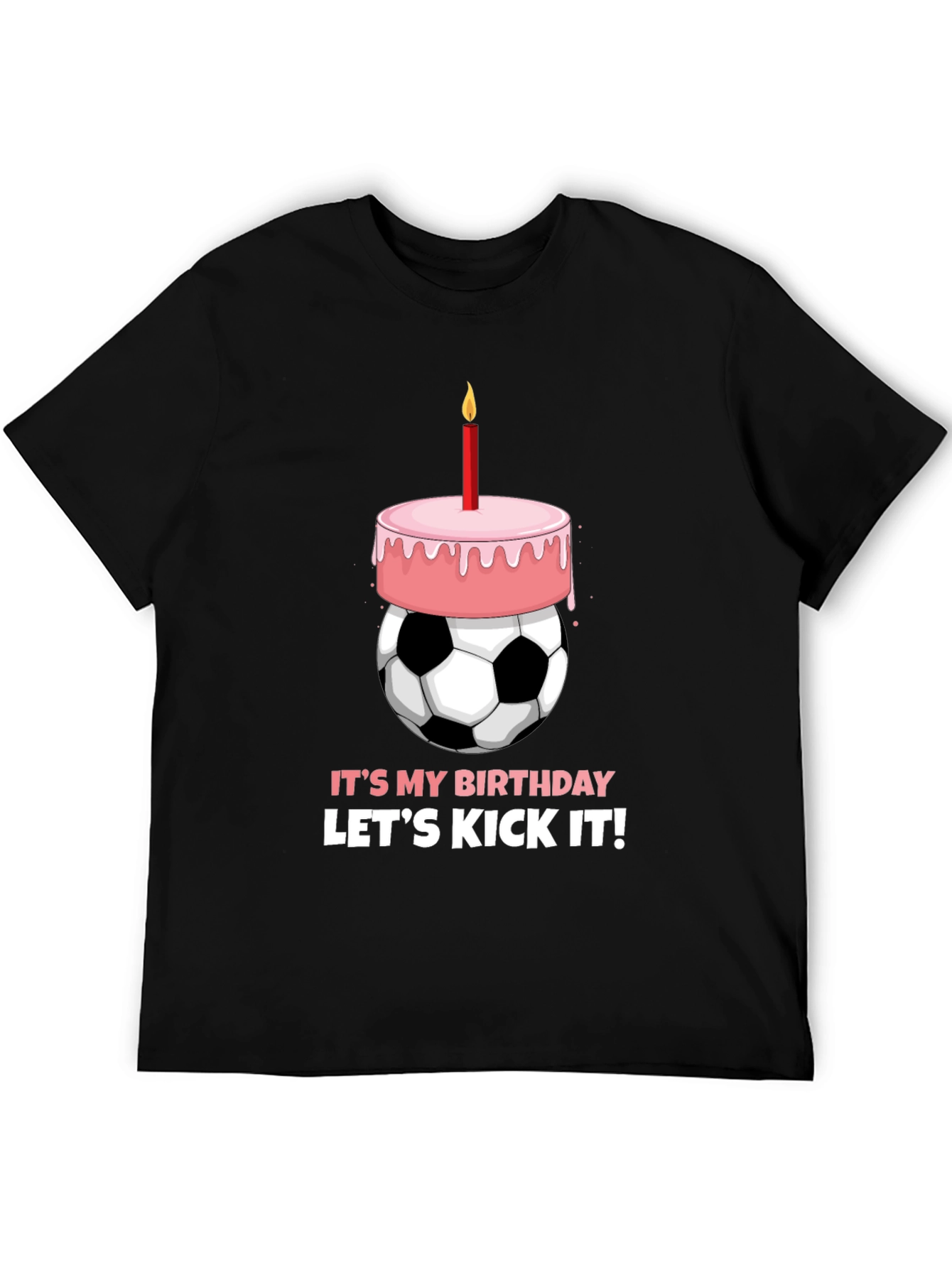 Birthday Soccer Ball Cake T-Shirt