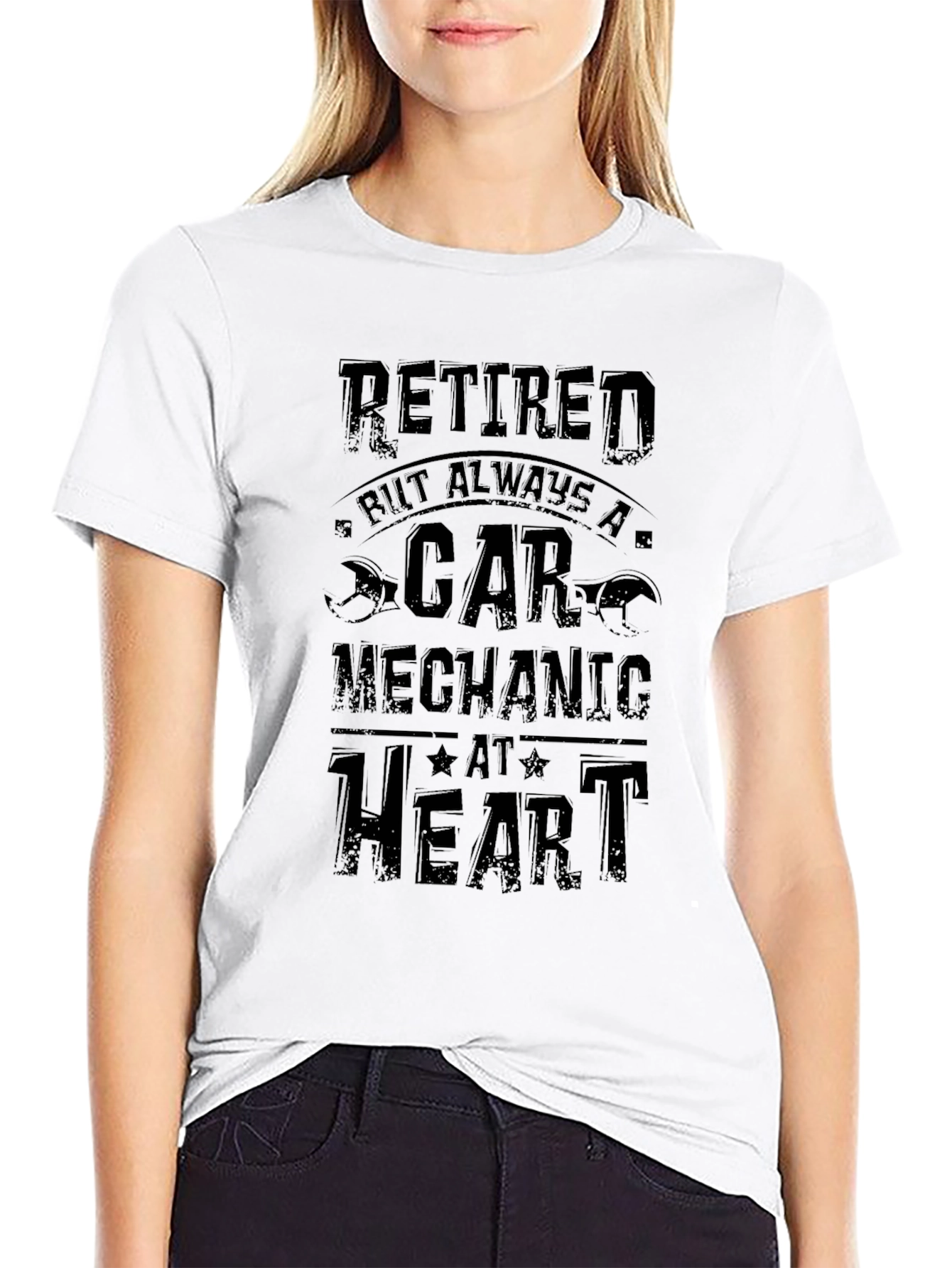 Retired Car Mechanic T-Shirt - Always at Heart