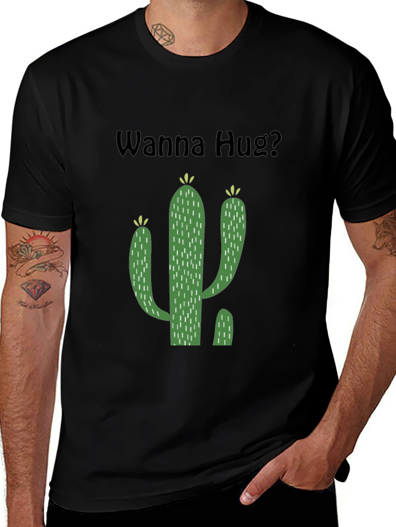 Wanna Hug Cactus T-Shirt