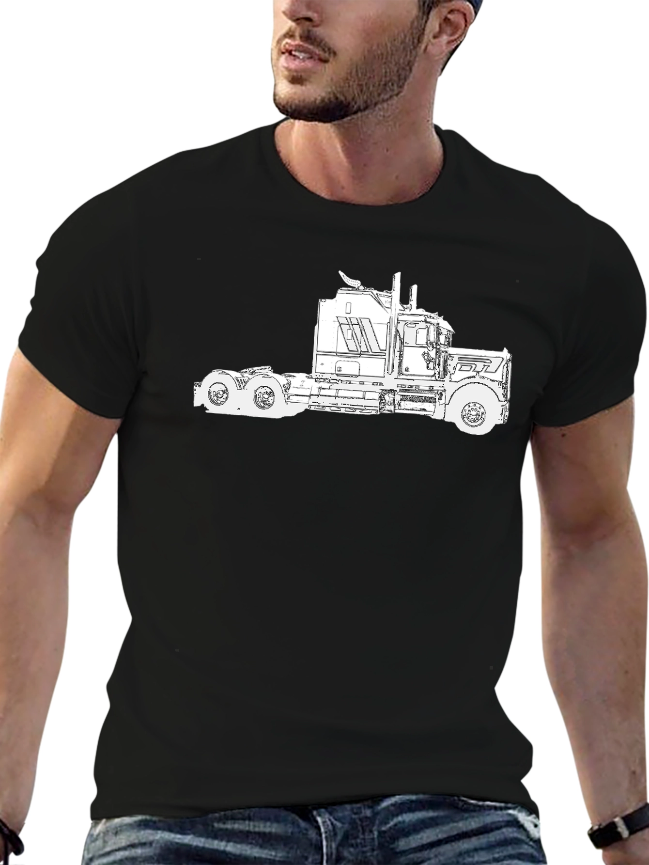 Truck Graphic Tee - Black