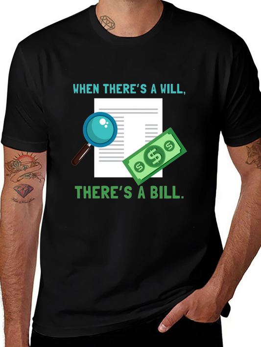Humorous Will & Bill Graphic Tee