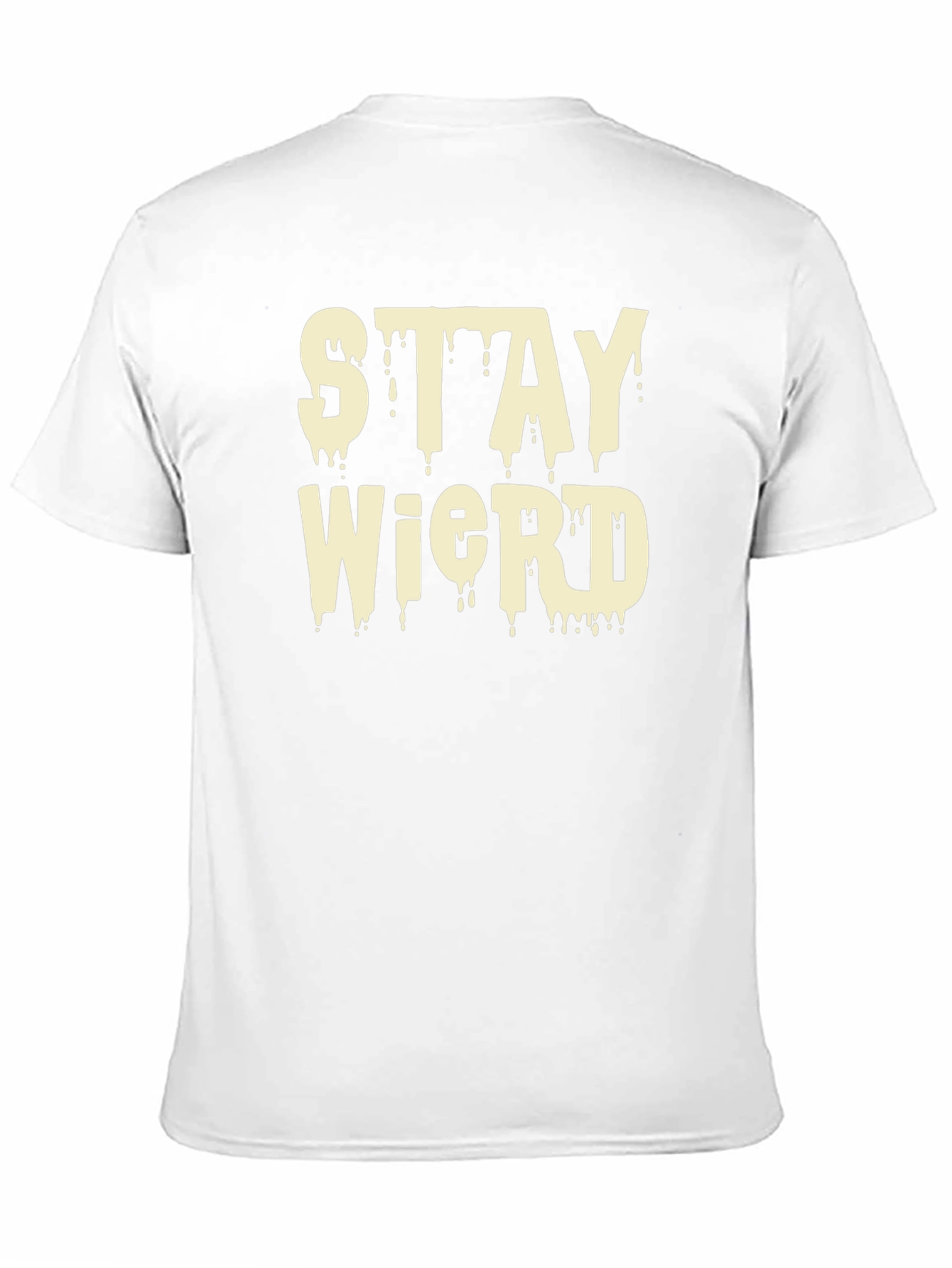 Stay Weird Black Graphic T-Shirt