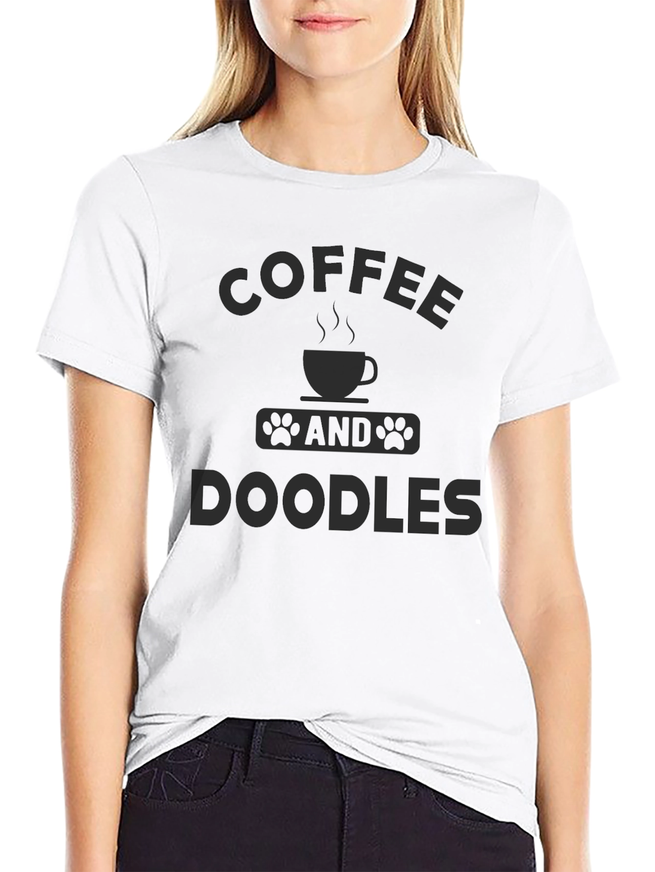 Coffee and Doodles Graphic T-Shirt