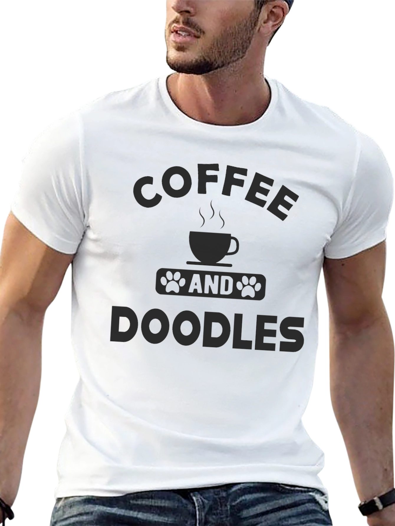 Coffee and Doodles Graphic T-Shirt