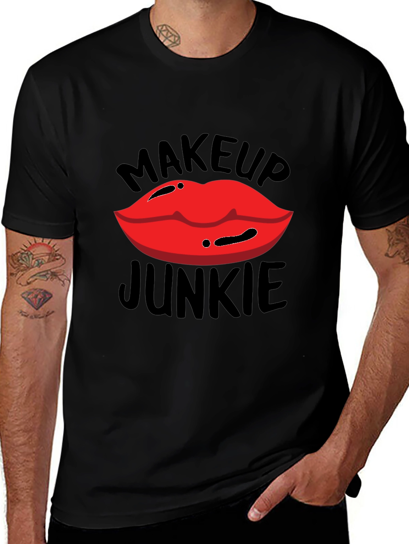 Makeup Junkie Graphic T-Shirt