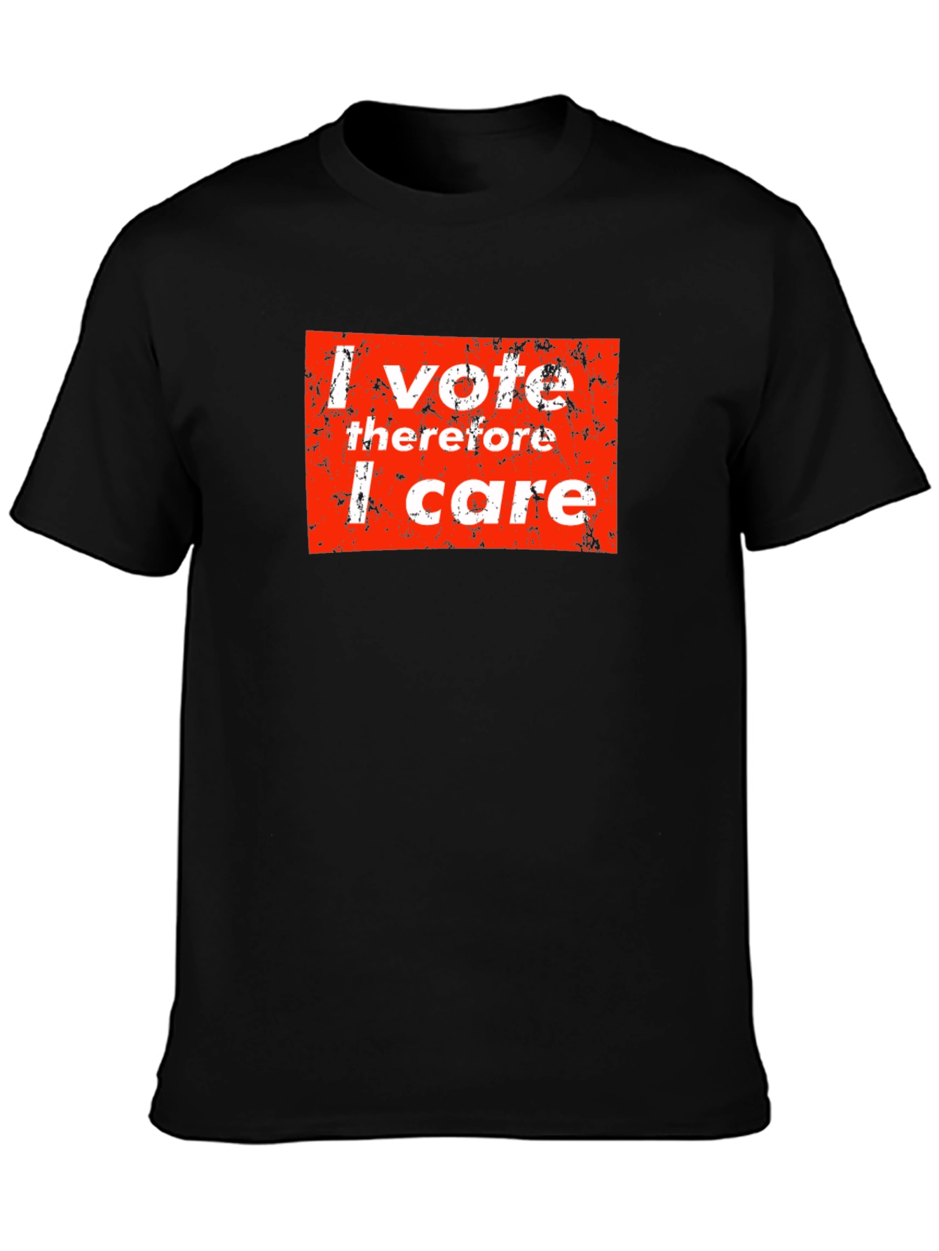 I Vote Therefore I Care Graphic Tee