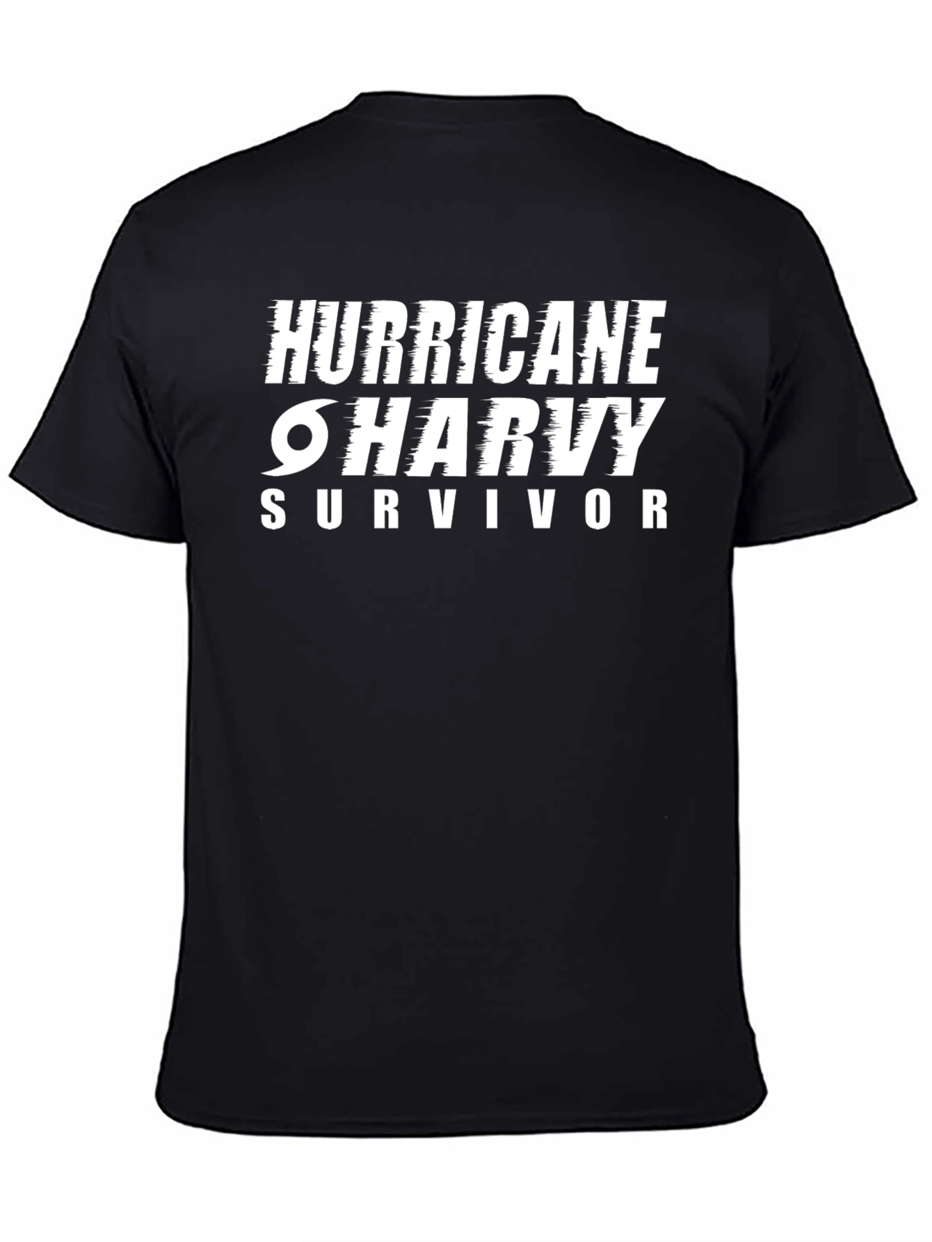 Hurricane Harvey Survivor Black T-Shirt
