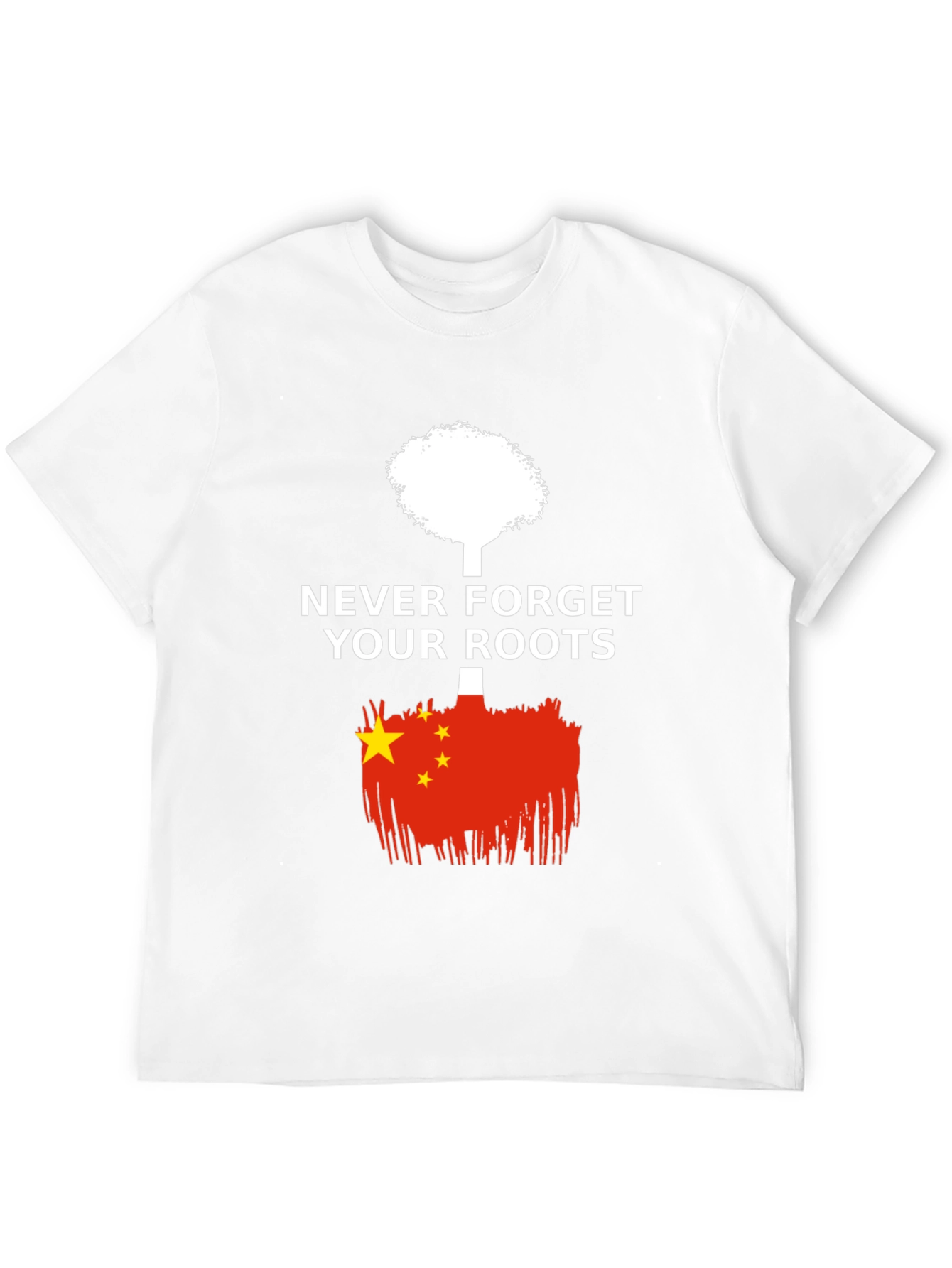 Never Forget Roots China Flag T-Shirt