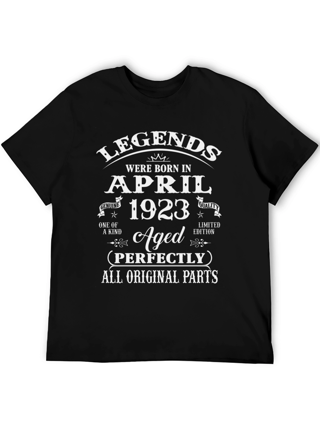Legends Born April 1923 Aged Perfectly T-Shirt