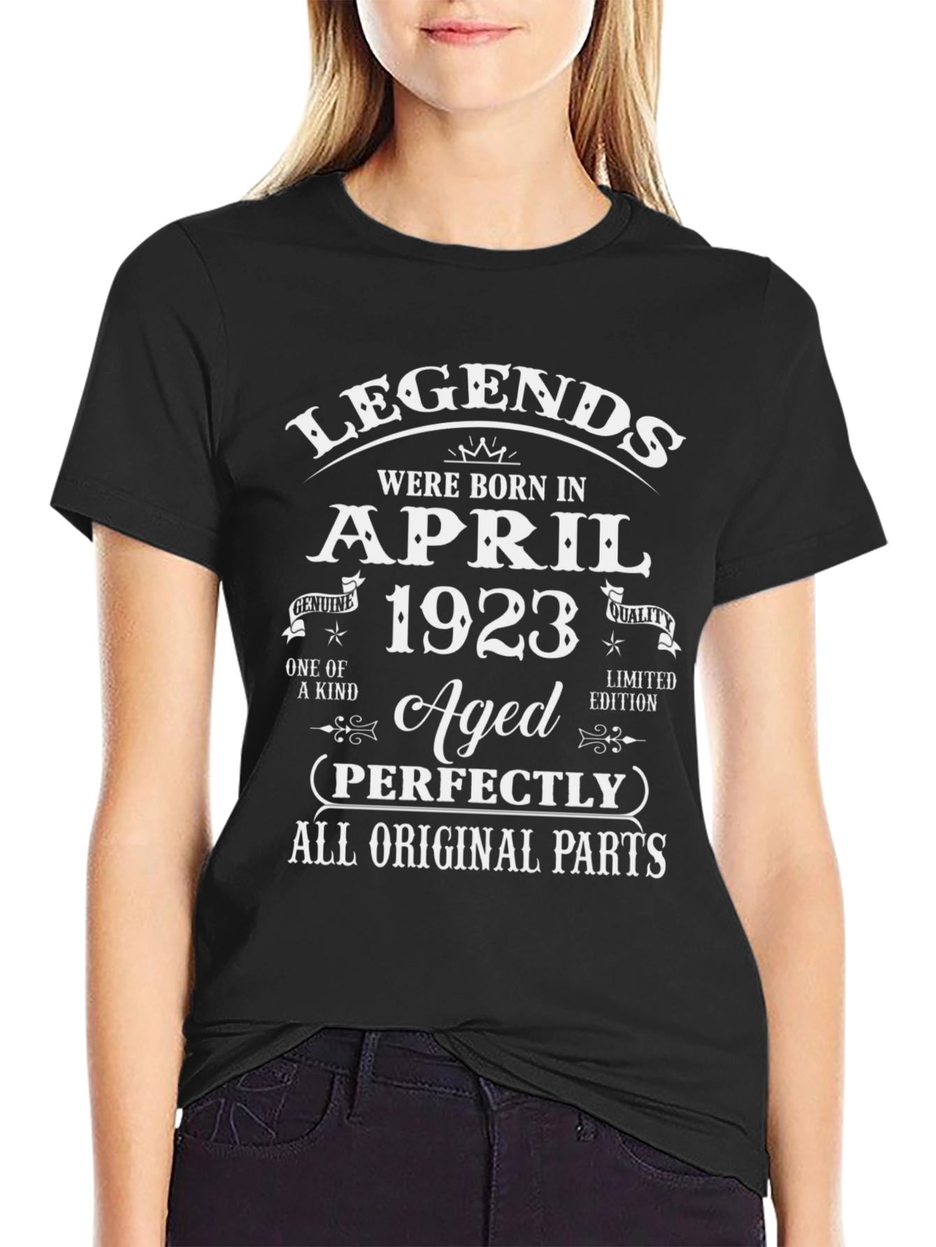 Legends Born April 1923 Aged Perfectly T-Shirt