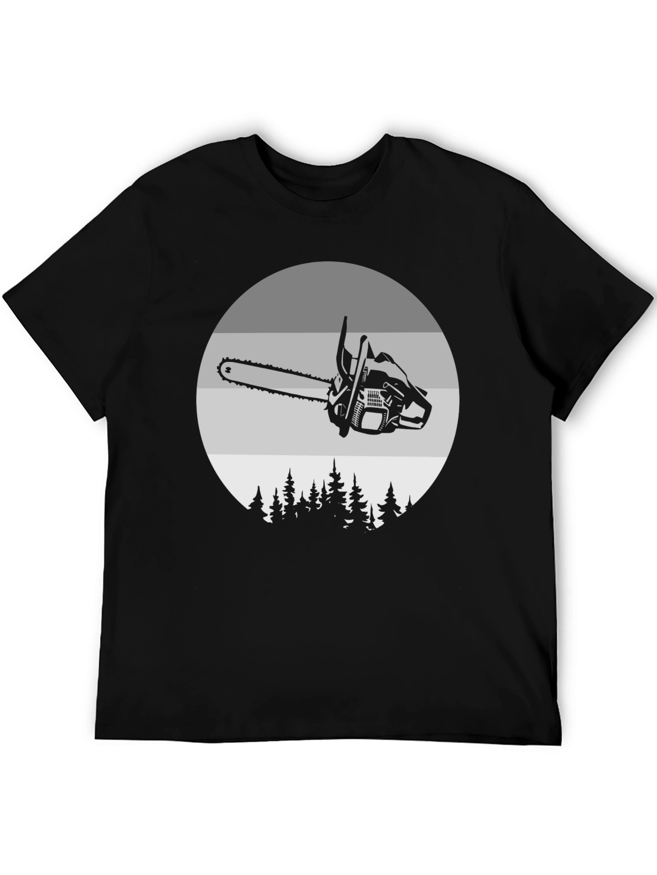 Chainsaw Forest T-Shirt - Unique Design