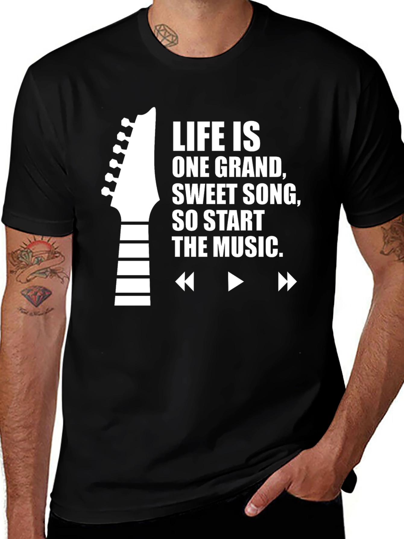 Life is One Grand Sweet Song Graphic Tee