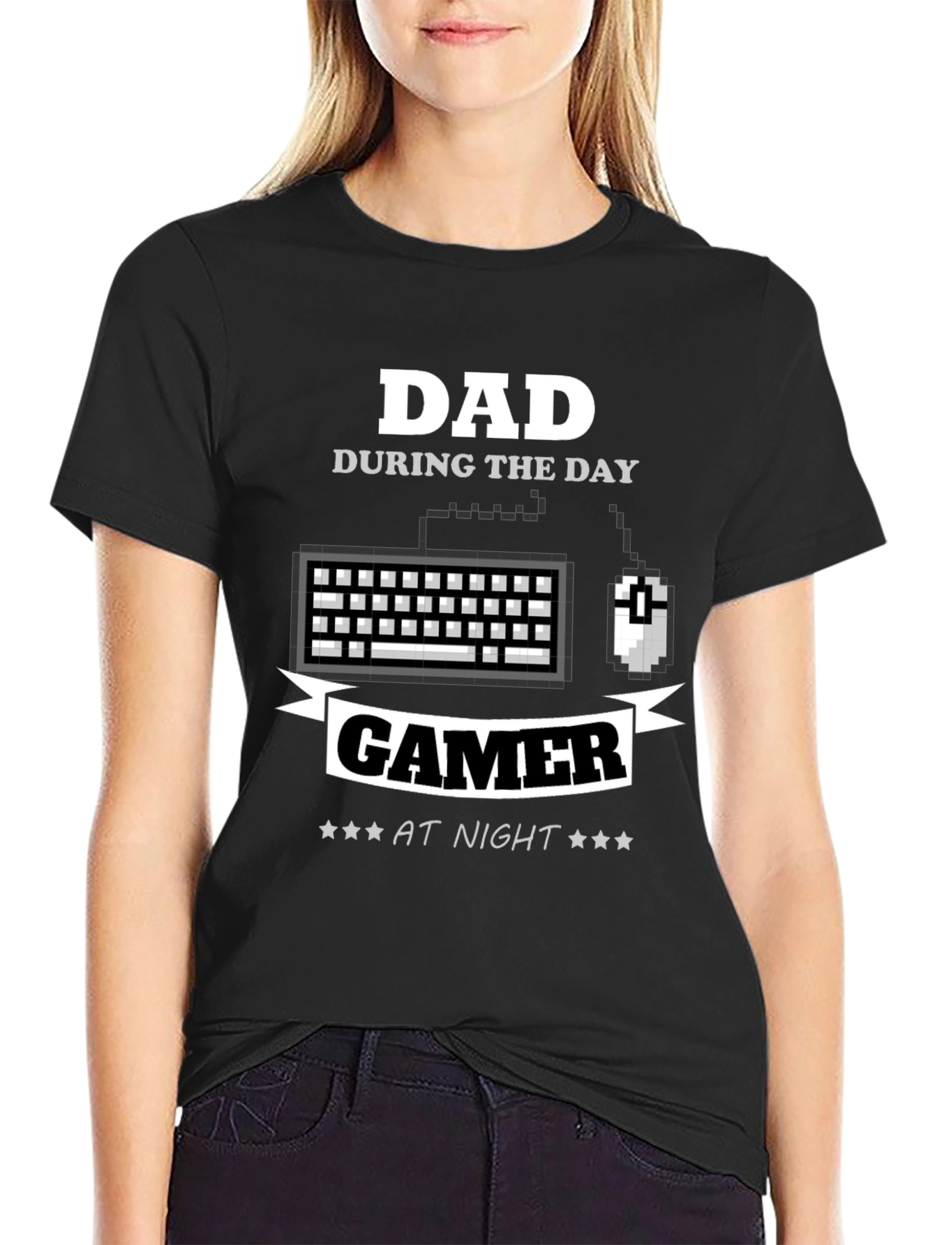 Dad Gamer T-Shirt - Daytime Dad Nighttime Gamer
