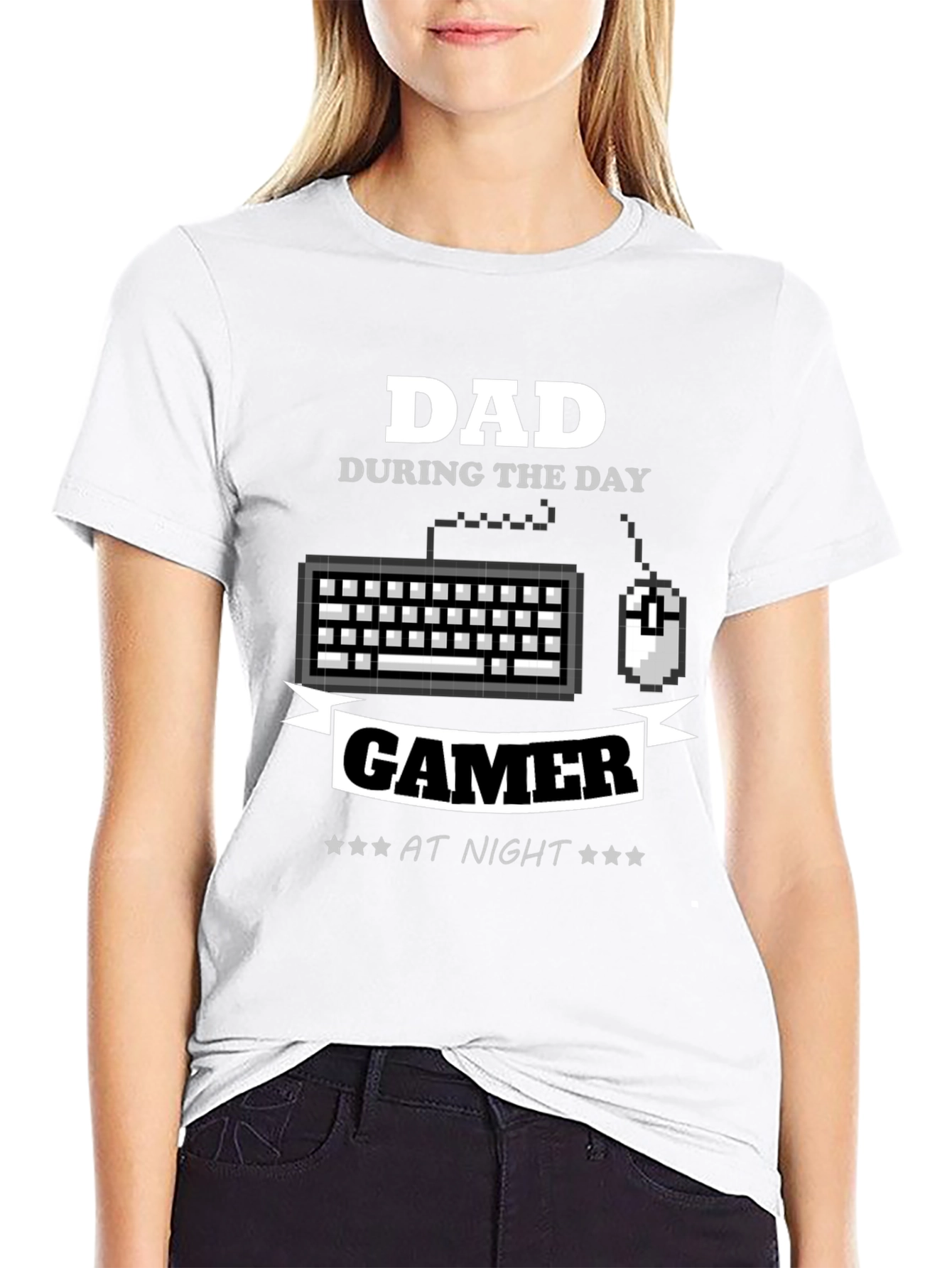 Dad Gamer T-Shirt - Daytime Dad Nighttime Gamer