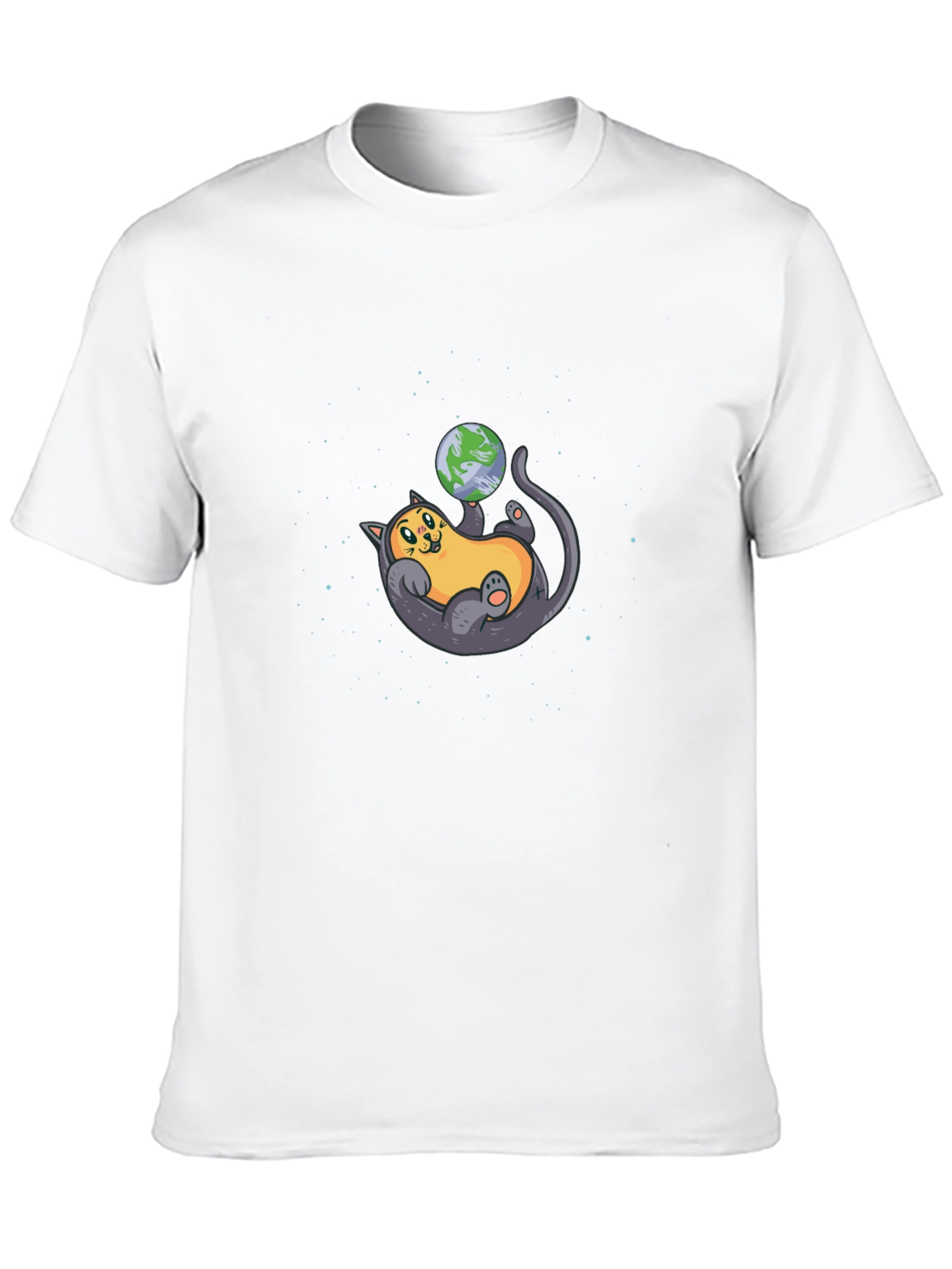 Cosmic Cat T-Shirt - Space Cat Design
