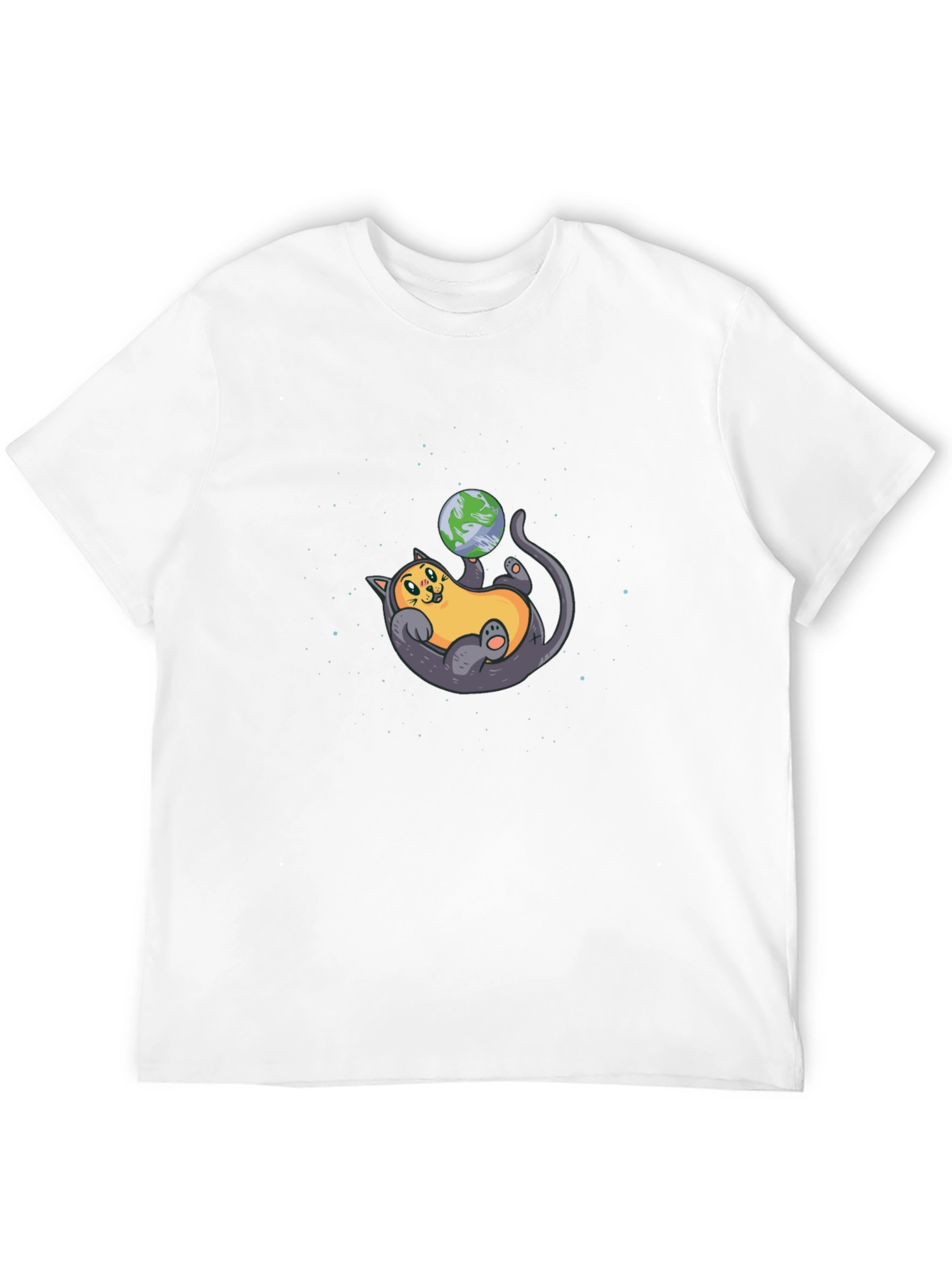 Cosmic Cat T-Shirt - Space Cat Design