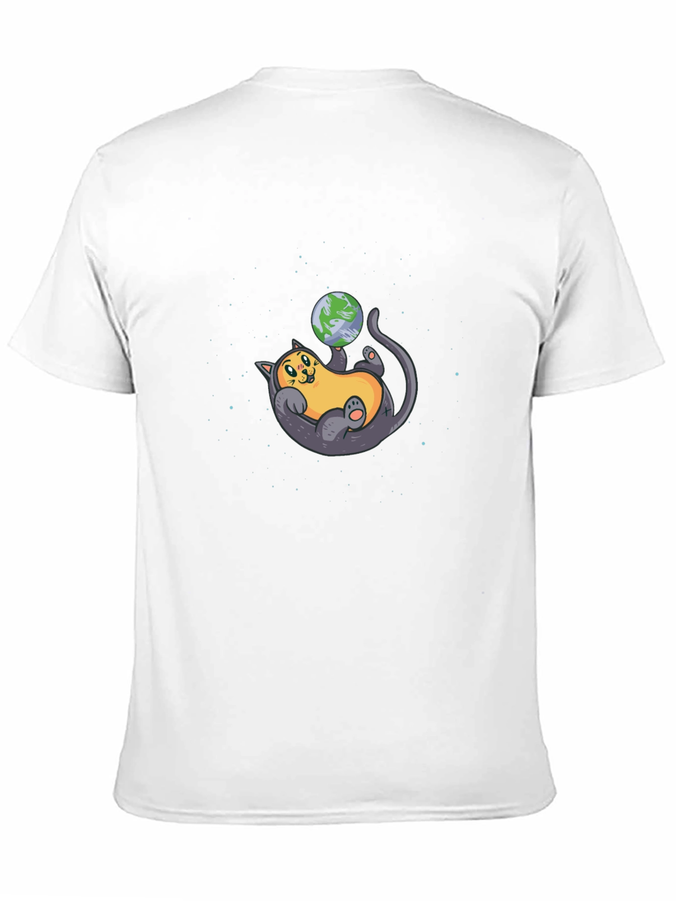 Cosmic Cat T-Shirt - Space Cat Design