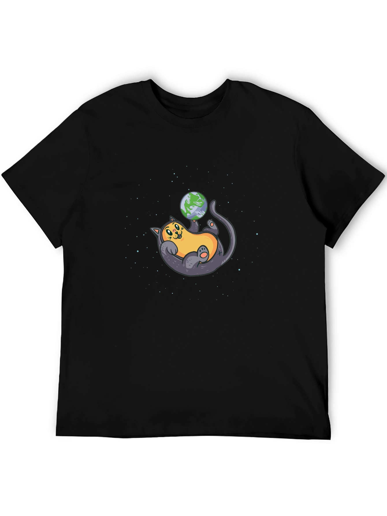 Cosmic Cat T-Shirt - Space Cat Design