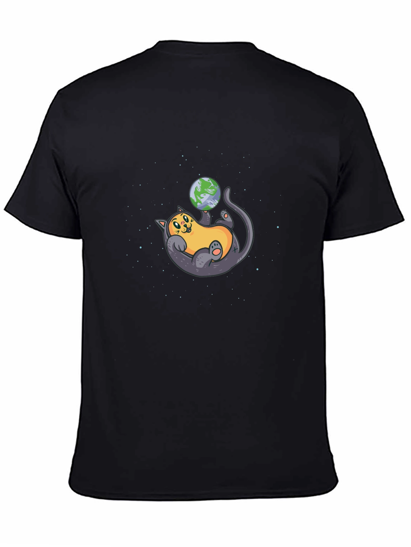 Cosmic Cat T-Shirt - Space Cat Design