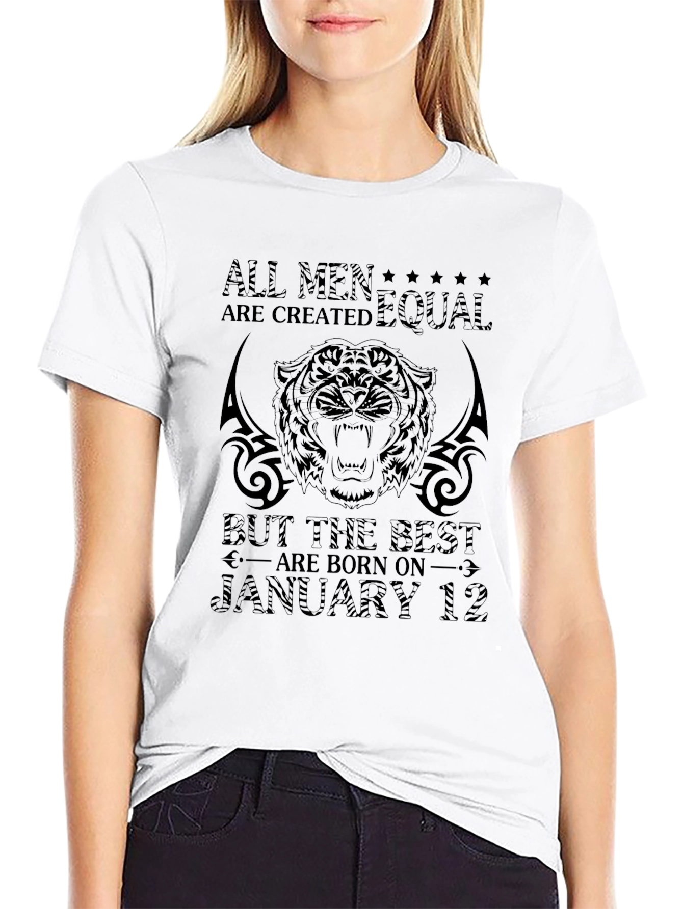 January 12 Tiger Graphic T-Shirt