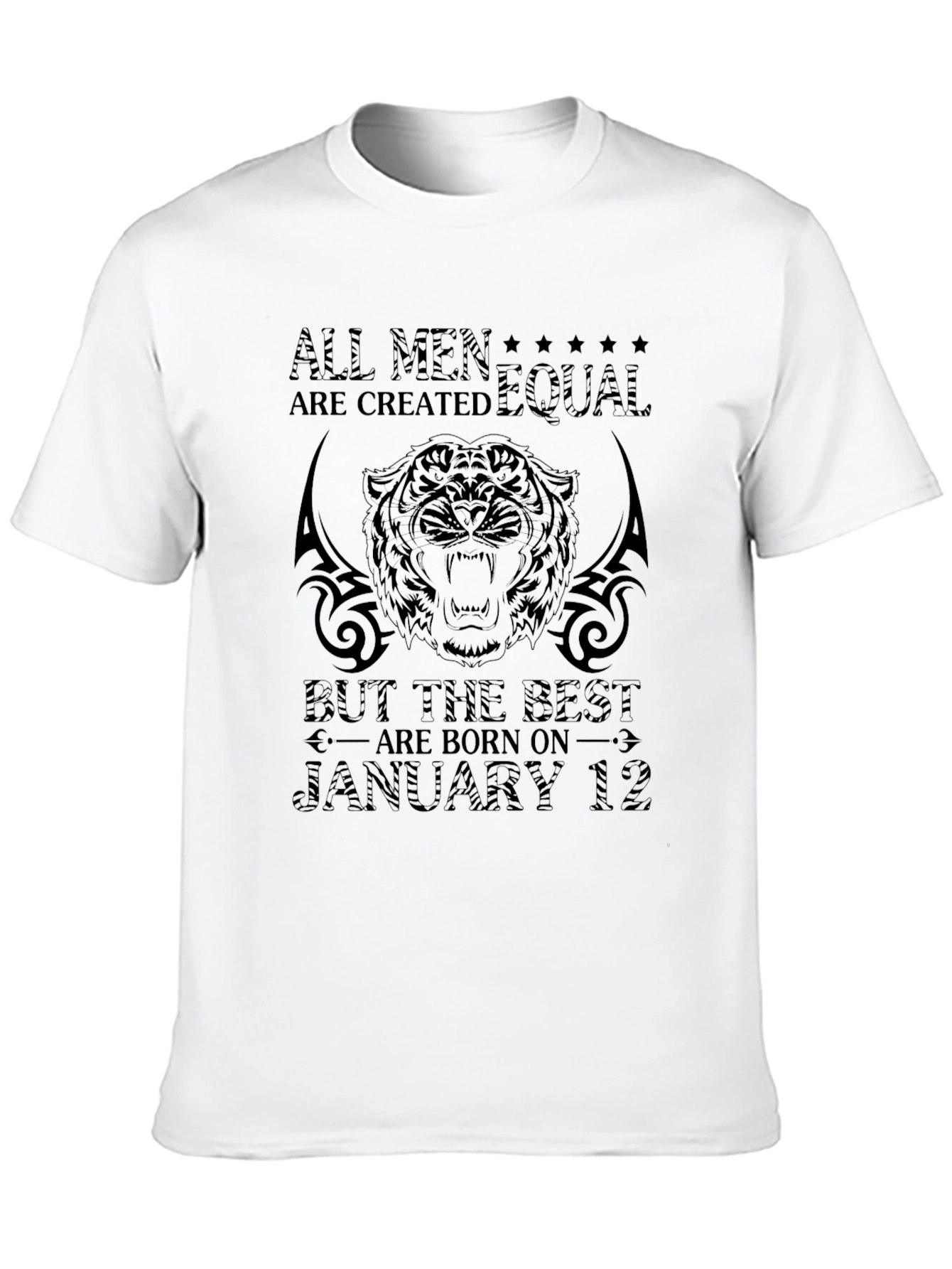 January 12 Tiger Graphic T-Shirt