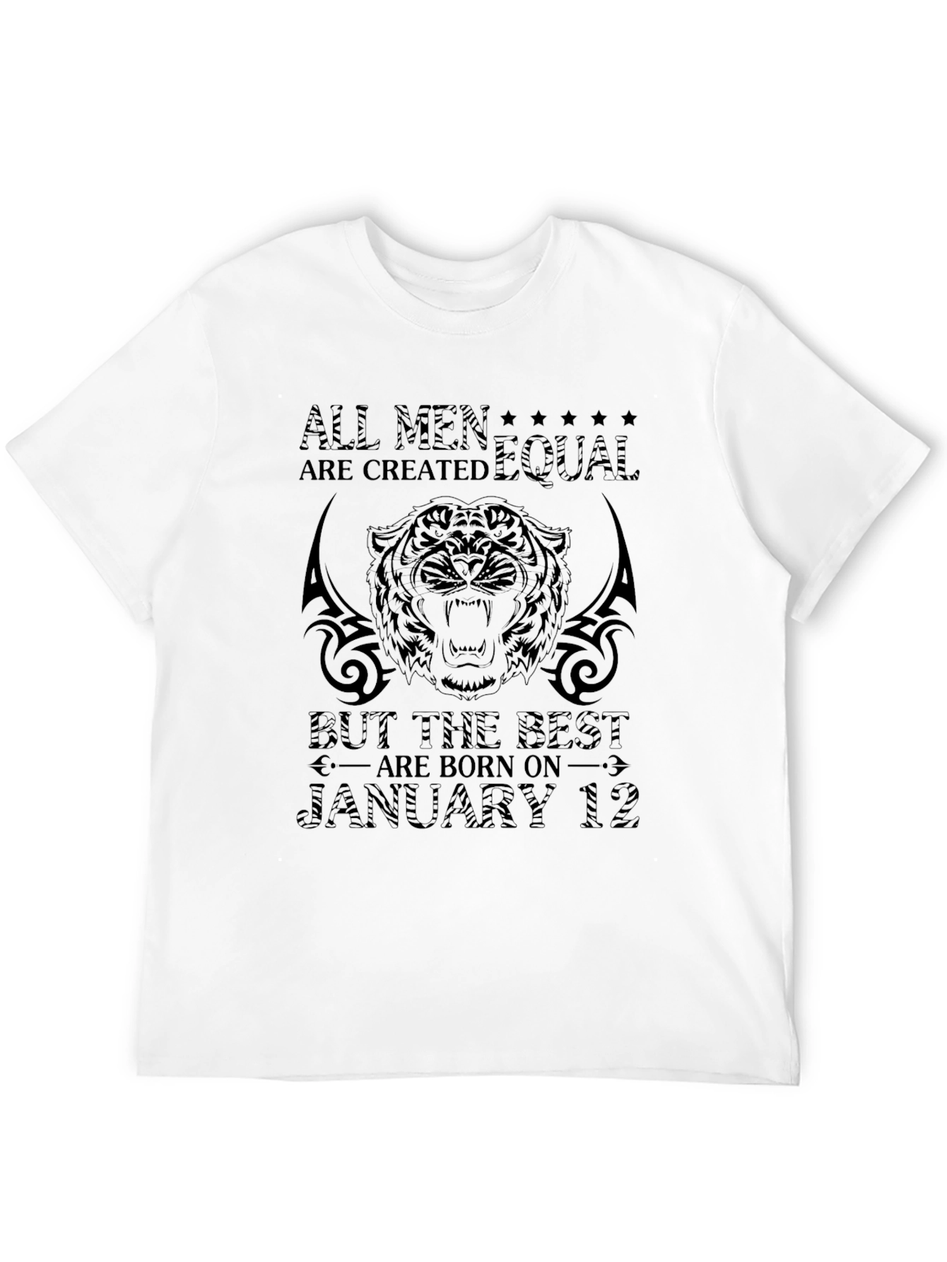 January 12 Tiger Graphic T-Shirt