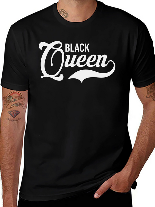 Black Queen Graphic Tee - Stylish Casual Wear