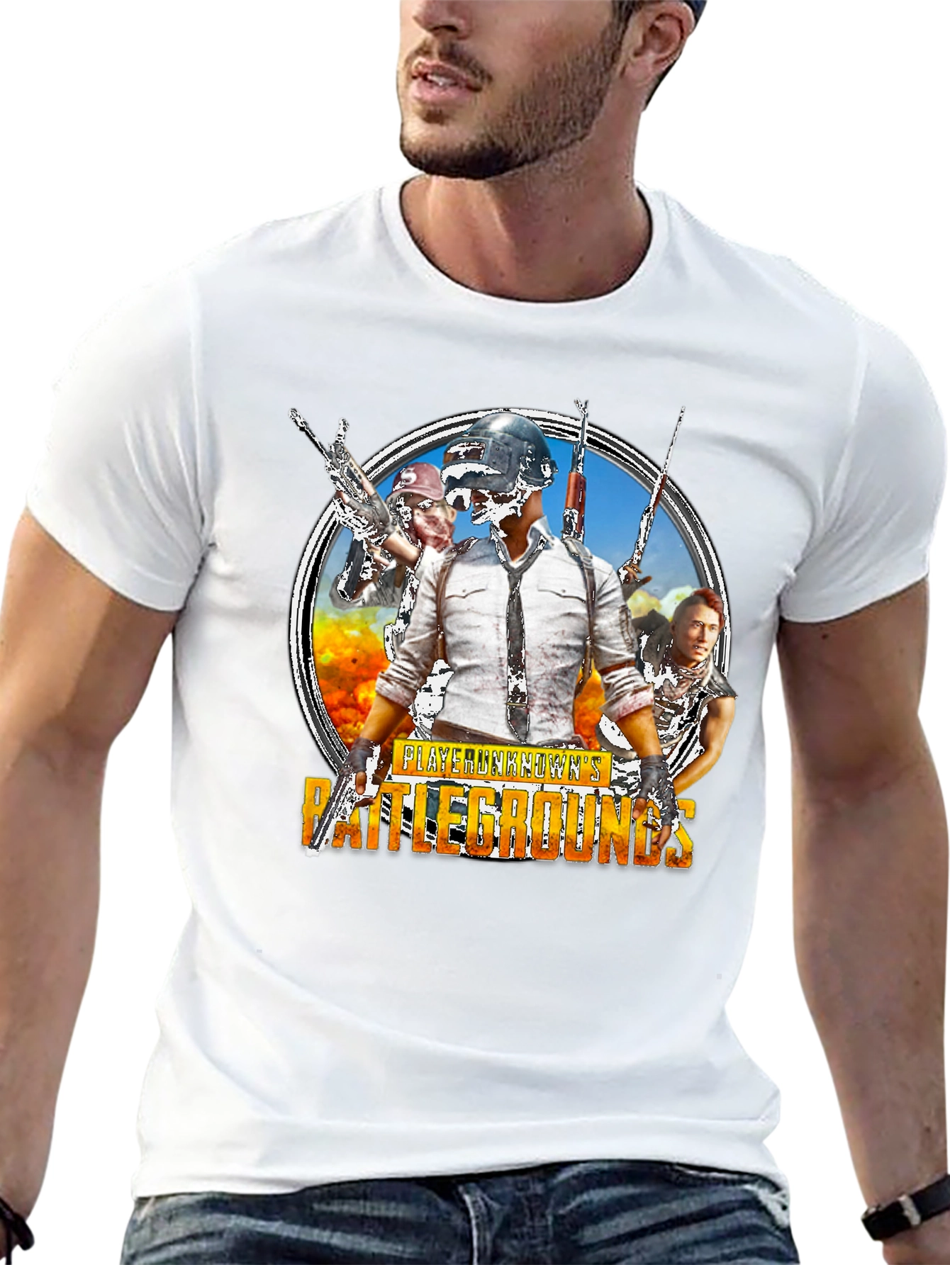 PUBG Battlegrounds Black T-Shirt
