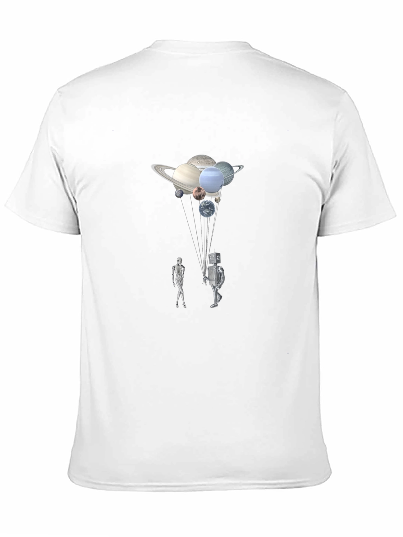 Planets & Robots Graphic T-Shirt