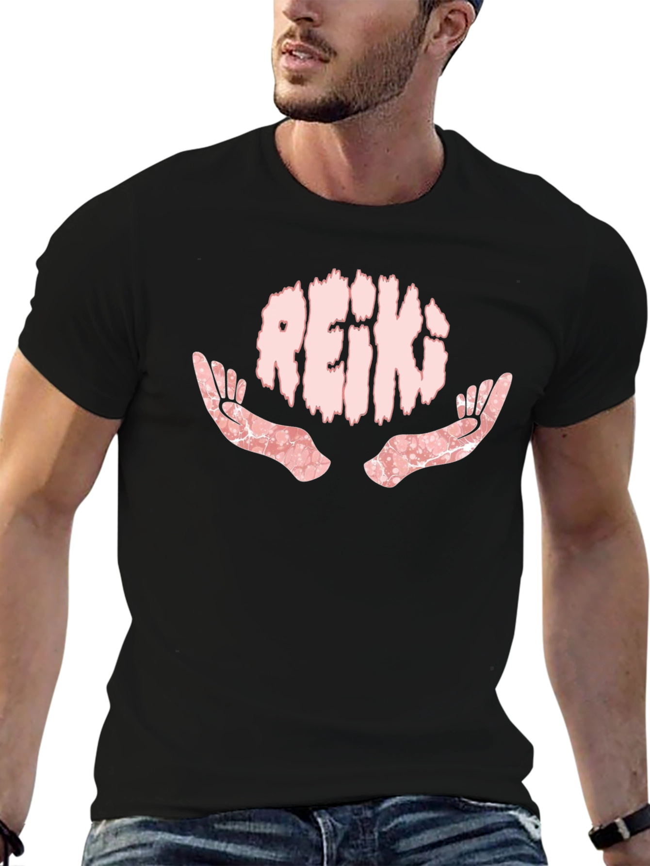 Reiki Hands Graphic T-Shirt - Energy Healing