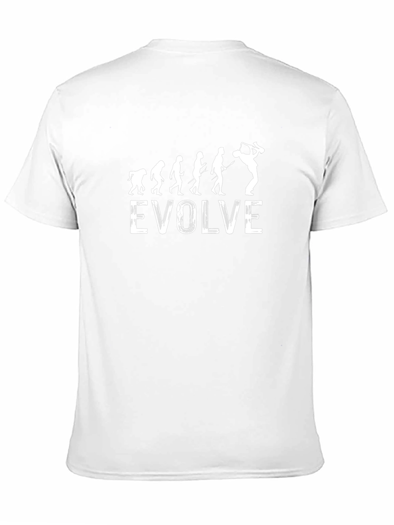 Evolve Saxophone T-Shirt - Black Cotton Music Tee