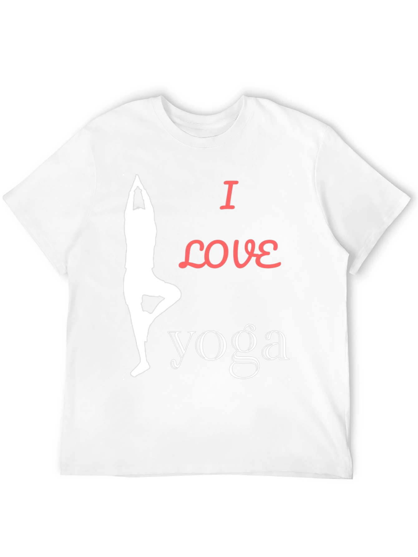 I Love Yoga Graphic T-Shirt
