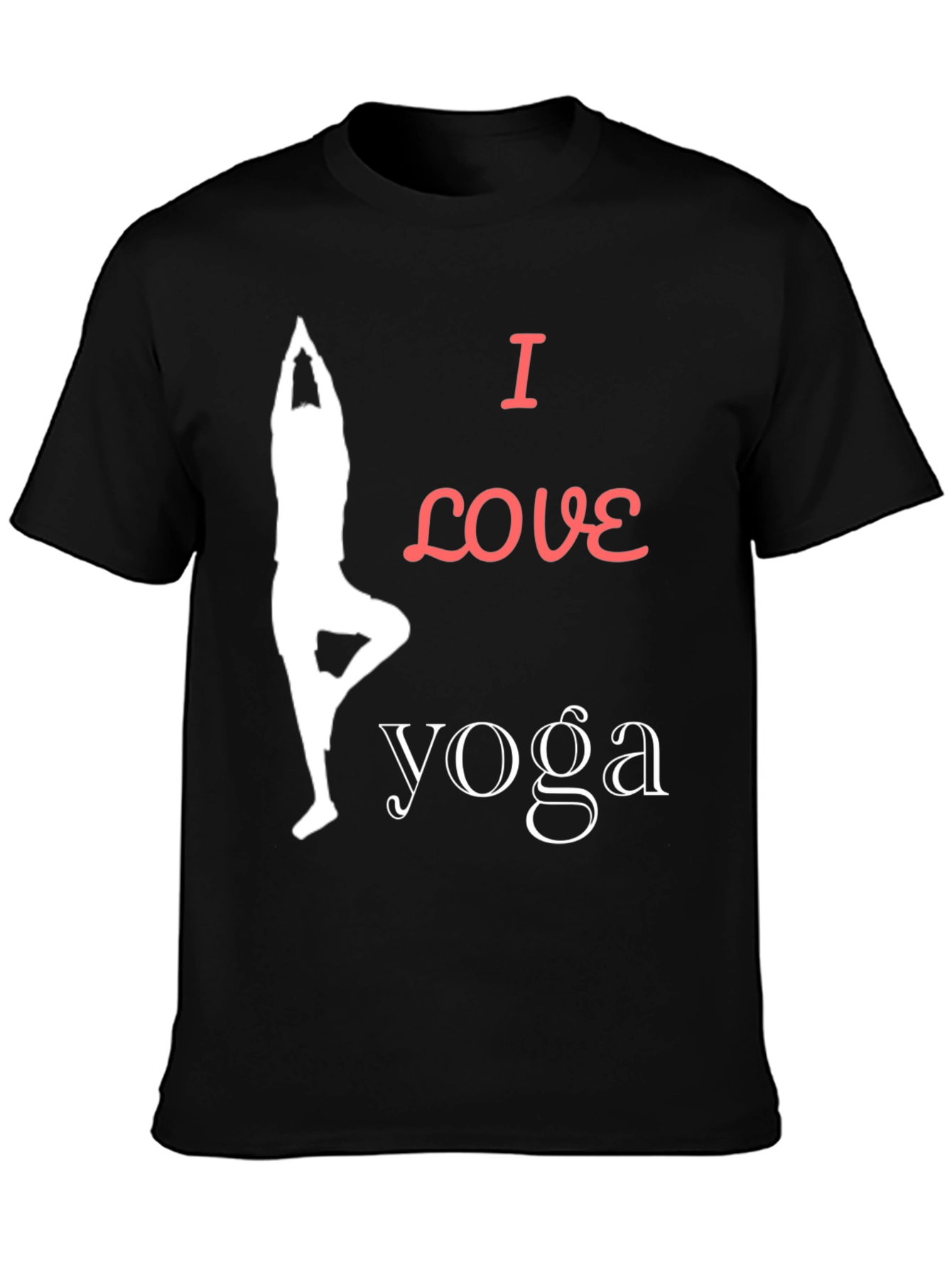 I Love Yoga Graphic T-Shirt