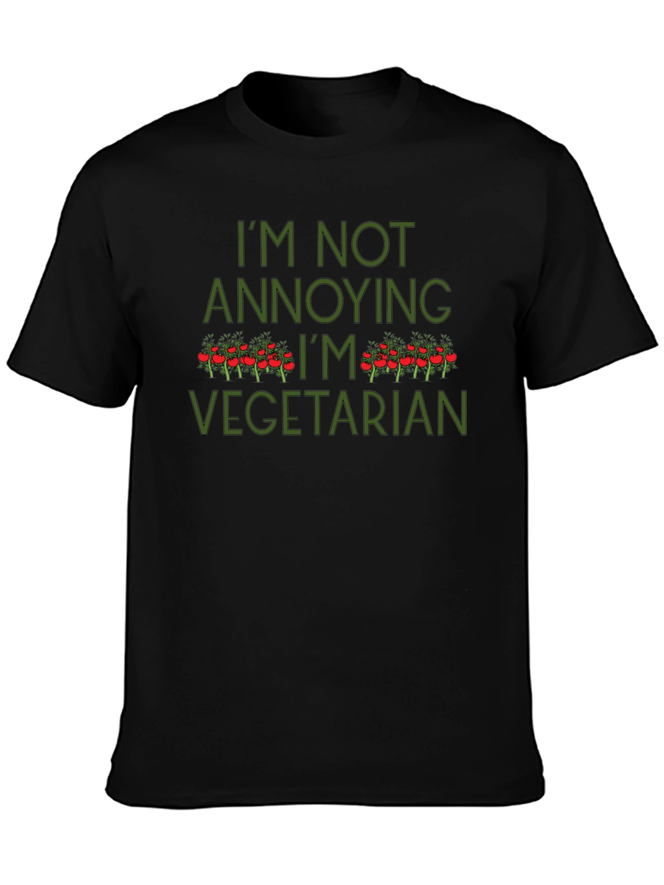 Im Not Annoying Im Vegetarian Graphic Tee