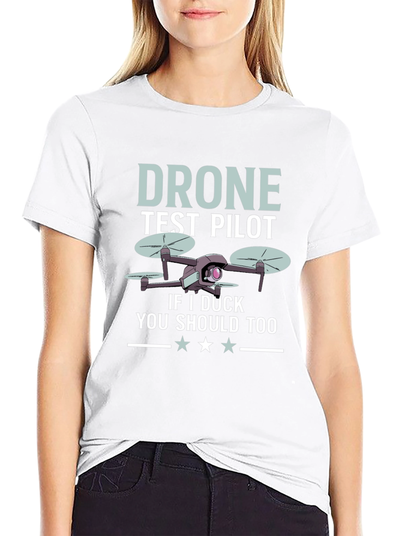 Drone Test Pilot Graphic Tee - Funny Hobbyist Shirt