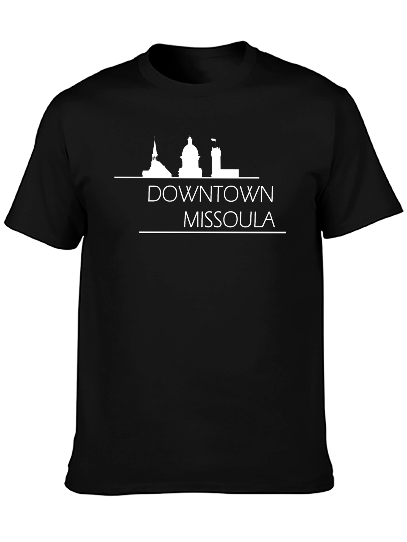 Downtown Missoula T-Shirt - Black