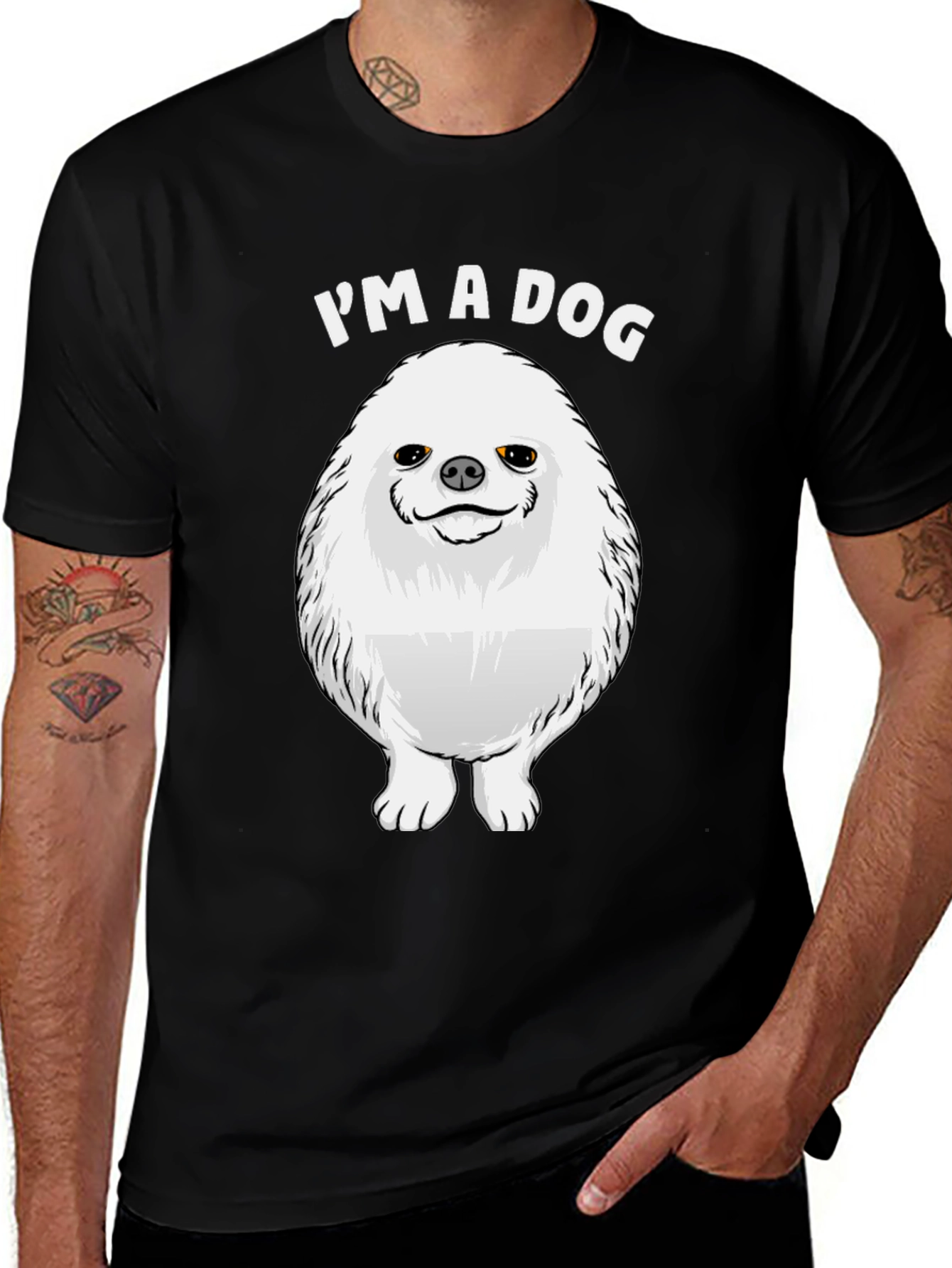 Im A Dog T-Shirt Funny Graphic Tee