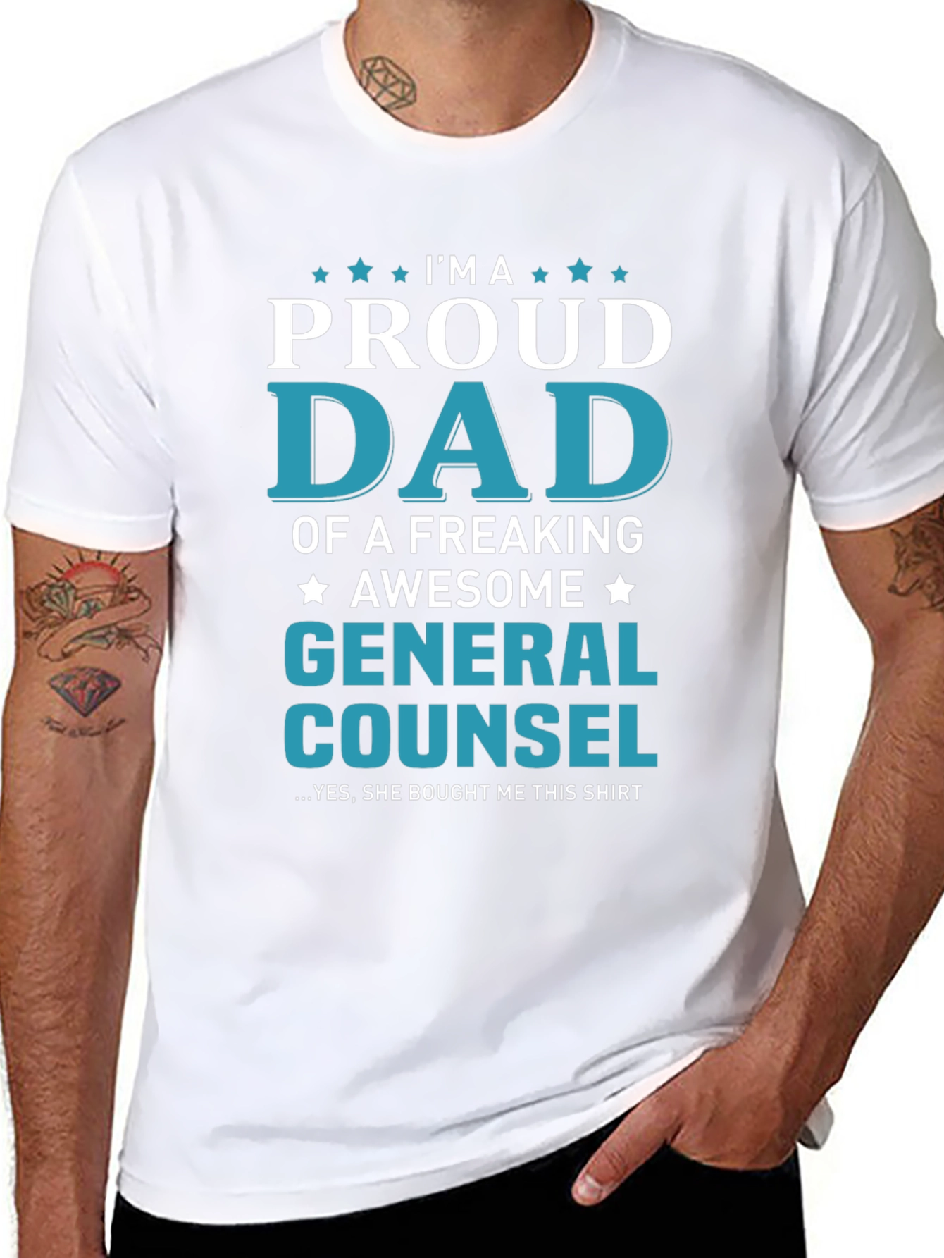 Proud Dad of a General Counsel Novelty T-Shirt