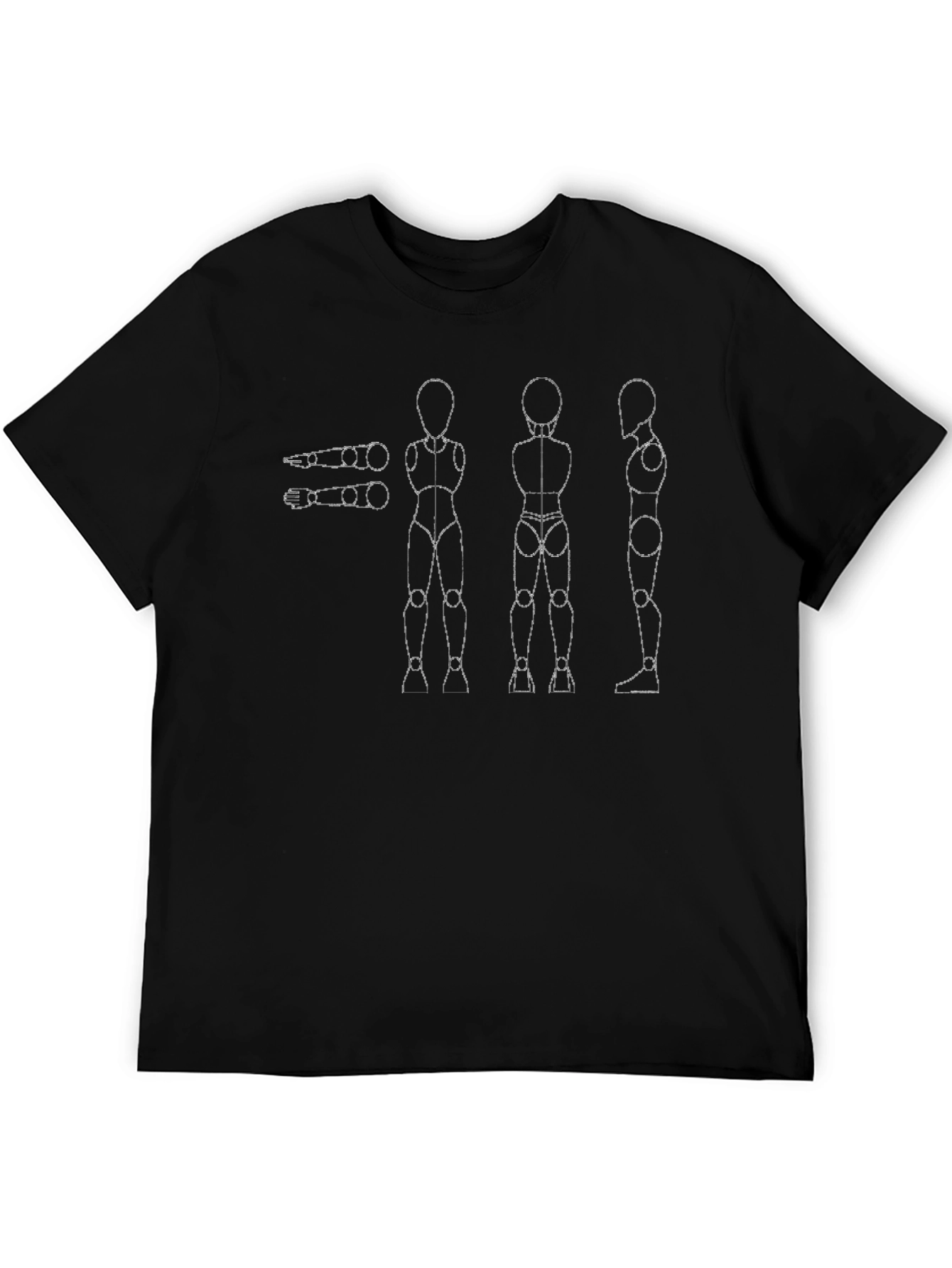 Figure Drawing T-Shirt - Artistic Anatomy Tee