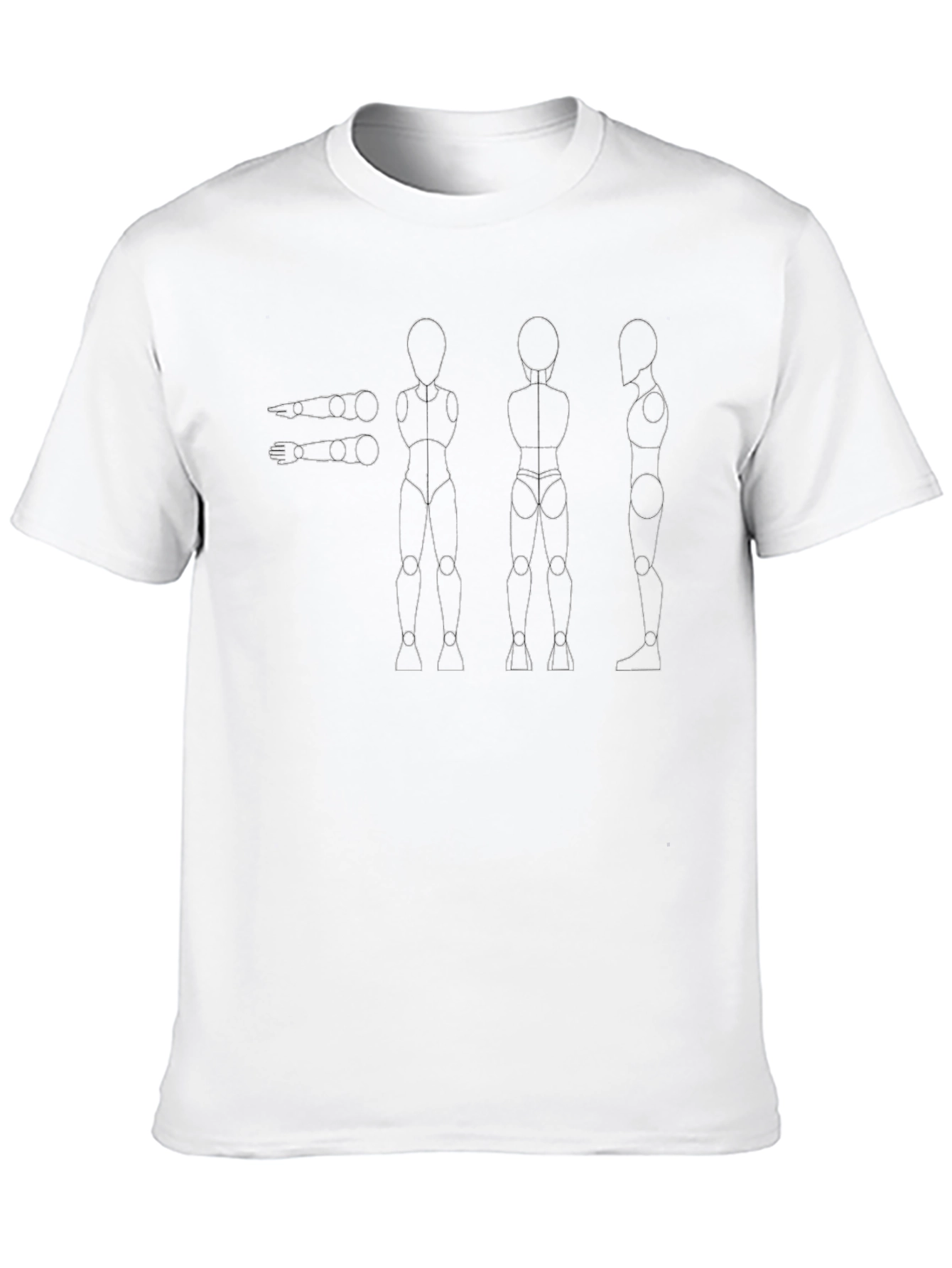 Figure Drawing T-Shirt - Artistic Anatomy Tee