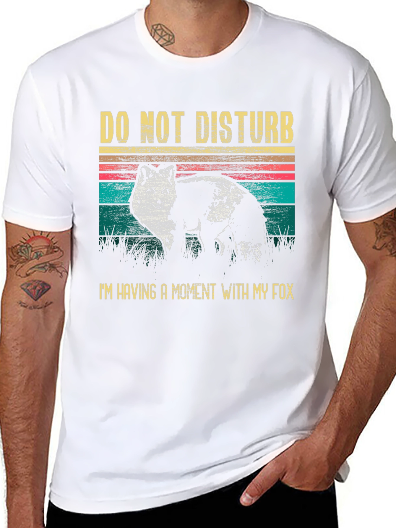 Do Not Disturb Fox Graphic T-Shirt