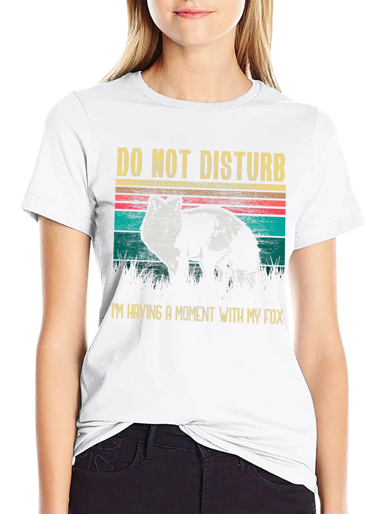 Do Not Disturb Fox Graphic T-Shirt