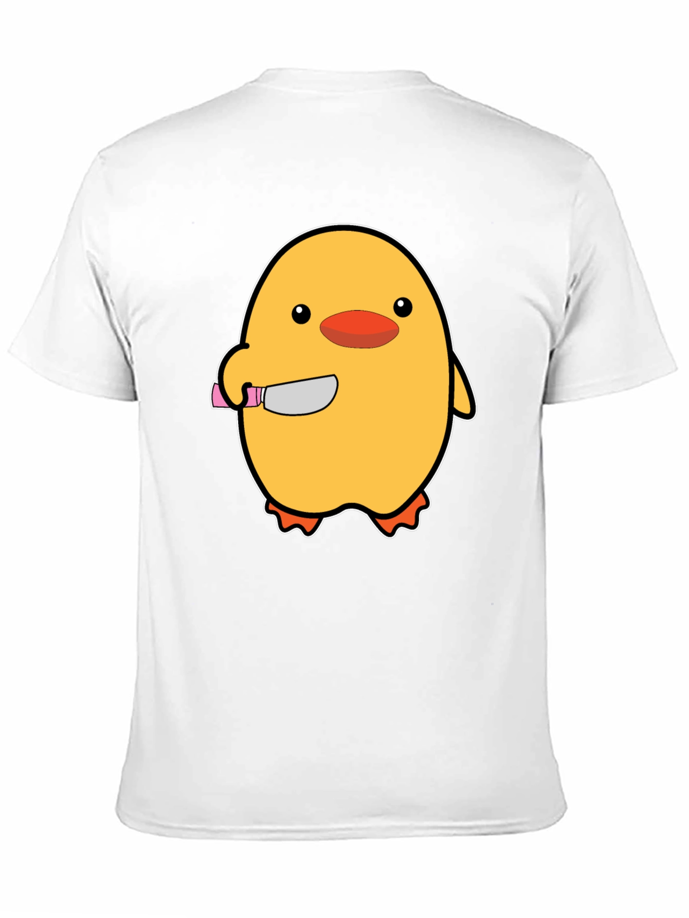 Killer Chick T-Shirt - Funny Cartoon Chick with Knife!