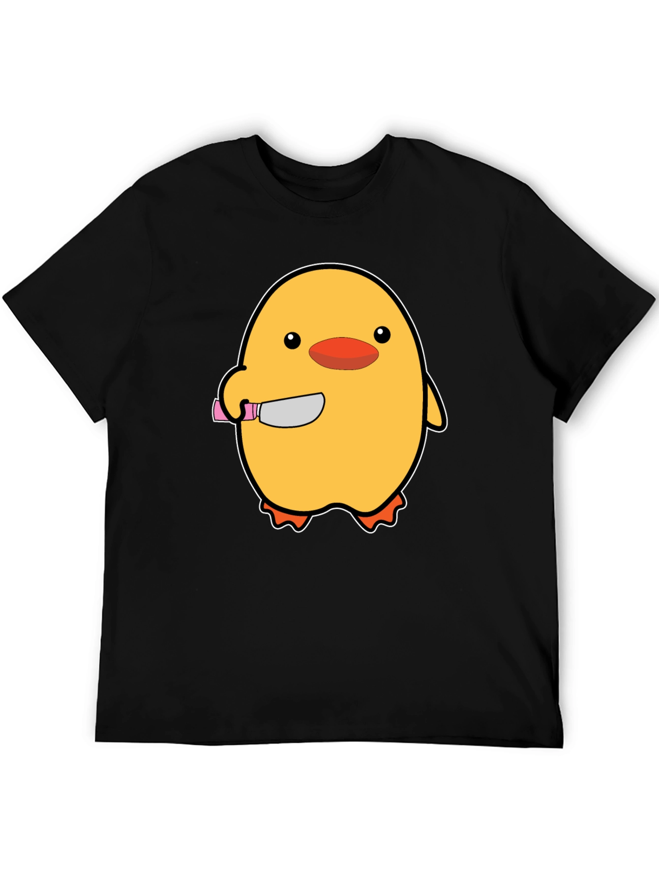 Killer Chick T-Shirt - Funny Cartoon Chick with Knife!